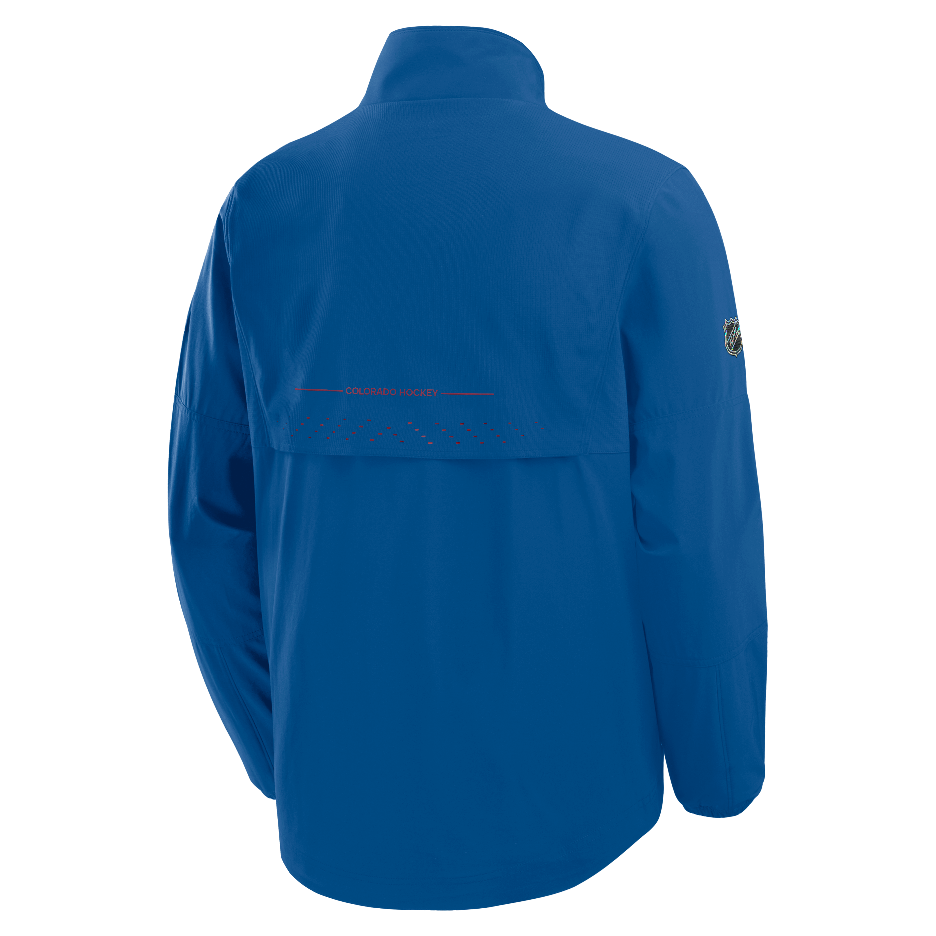 Veste d'entraîneur authentique Pro Rink pour homme, bleue, Colorado Avalanche, de Fanatics.