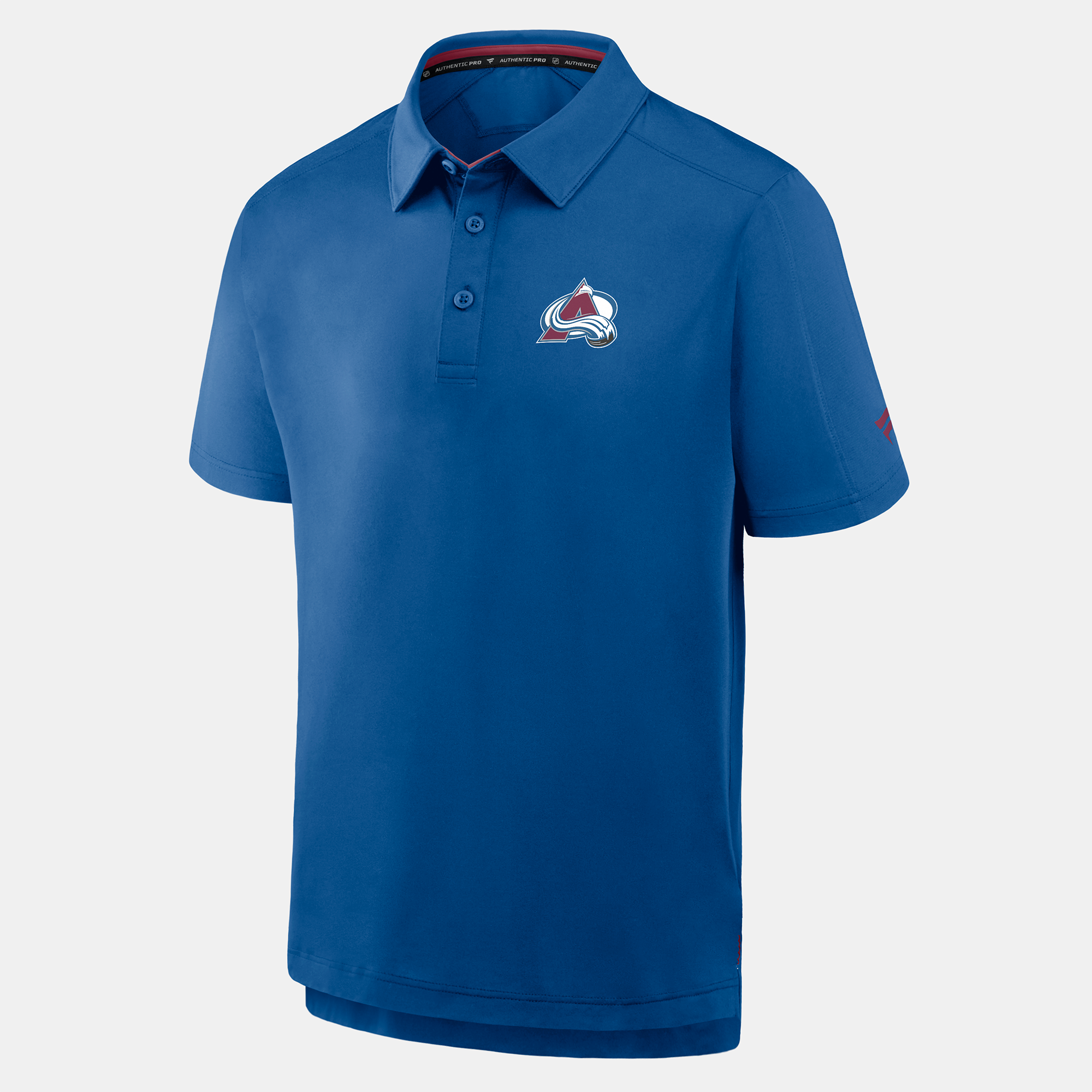 Polo de patinoire authentique Fanatics bleu Colorado Avalanche pour homme
