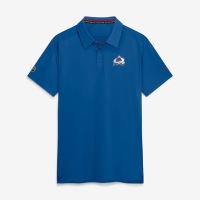 Polo de patinoire authentique Colorado Avalanche Fanatics Authentic Pro - Bleu