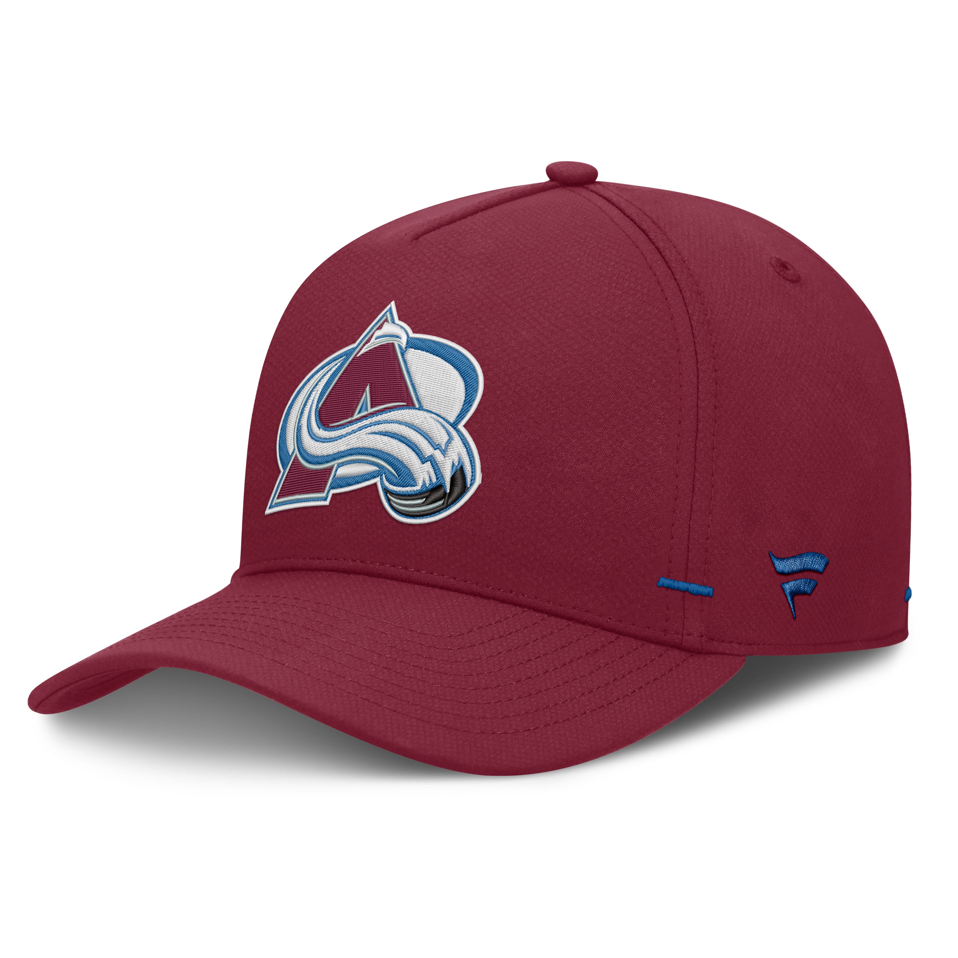 Casquette ajustable Fanatics bordeaux Colorado Avalanche Authentic Pro Rink Bar Tacks pour homme