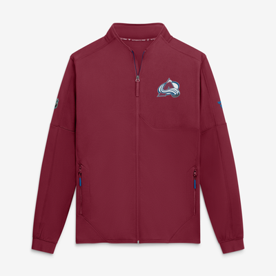 Colorado Avalanche Fanatics Authentic Pro Rink Fleece Full-Zip Jacket - Burgundy