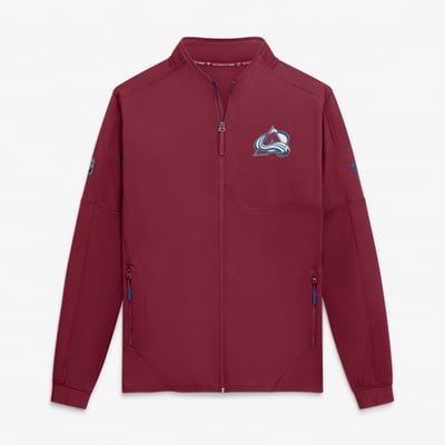 Veste polaire zippée Colorado Avalanche Fanatics Authentic Pro Rink Fleece - Bordeaux