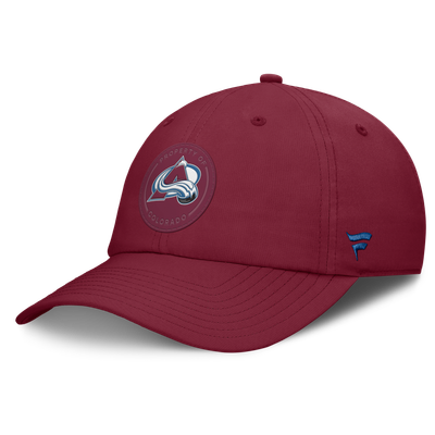 Casquette ajustable non structurée Colorado Avalanche Fanatics Authentic Pro Train - Bordeaux