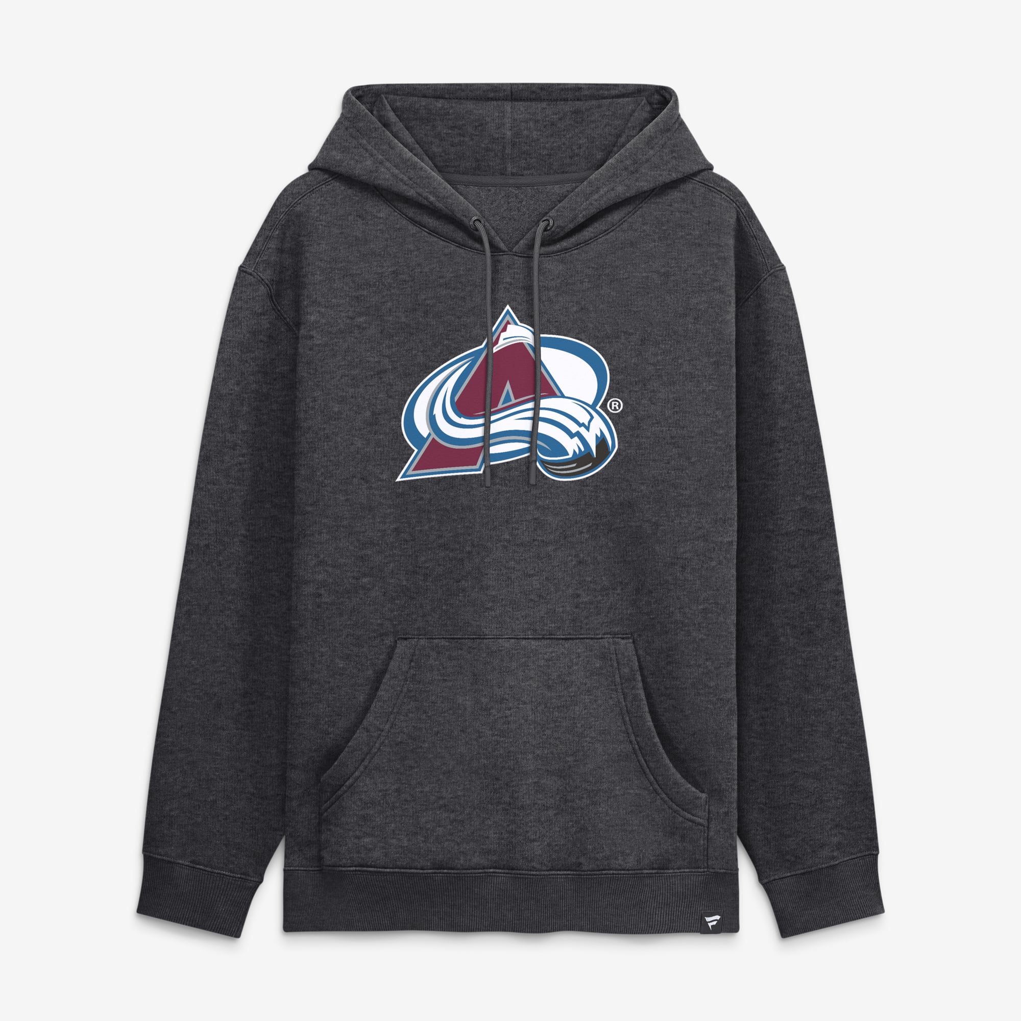 Men's Fanatics Heather Charcoal Colorado Avalanche Essential Hoodie