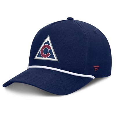 Colorado Avalanche Fanatics Authentic Pro Alt Jersey A-Frame Adjustable Hat - Navy