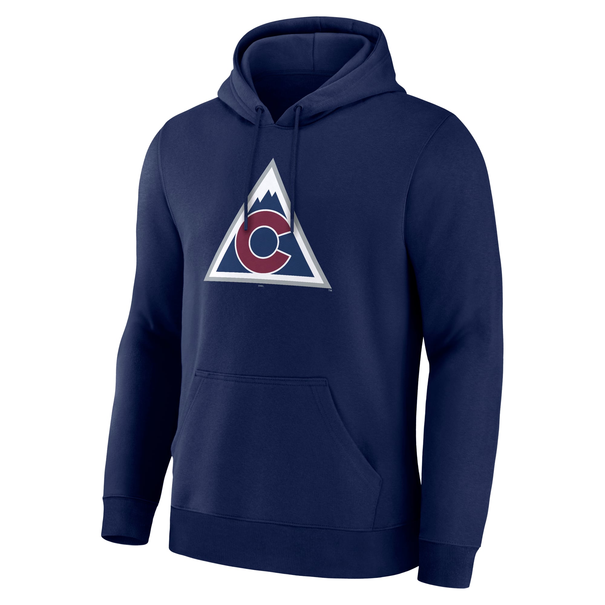 Sweat à capuche polaire Fanatics bleu marine Colorado Avalanche pour homme