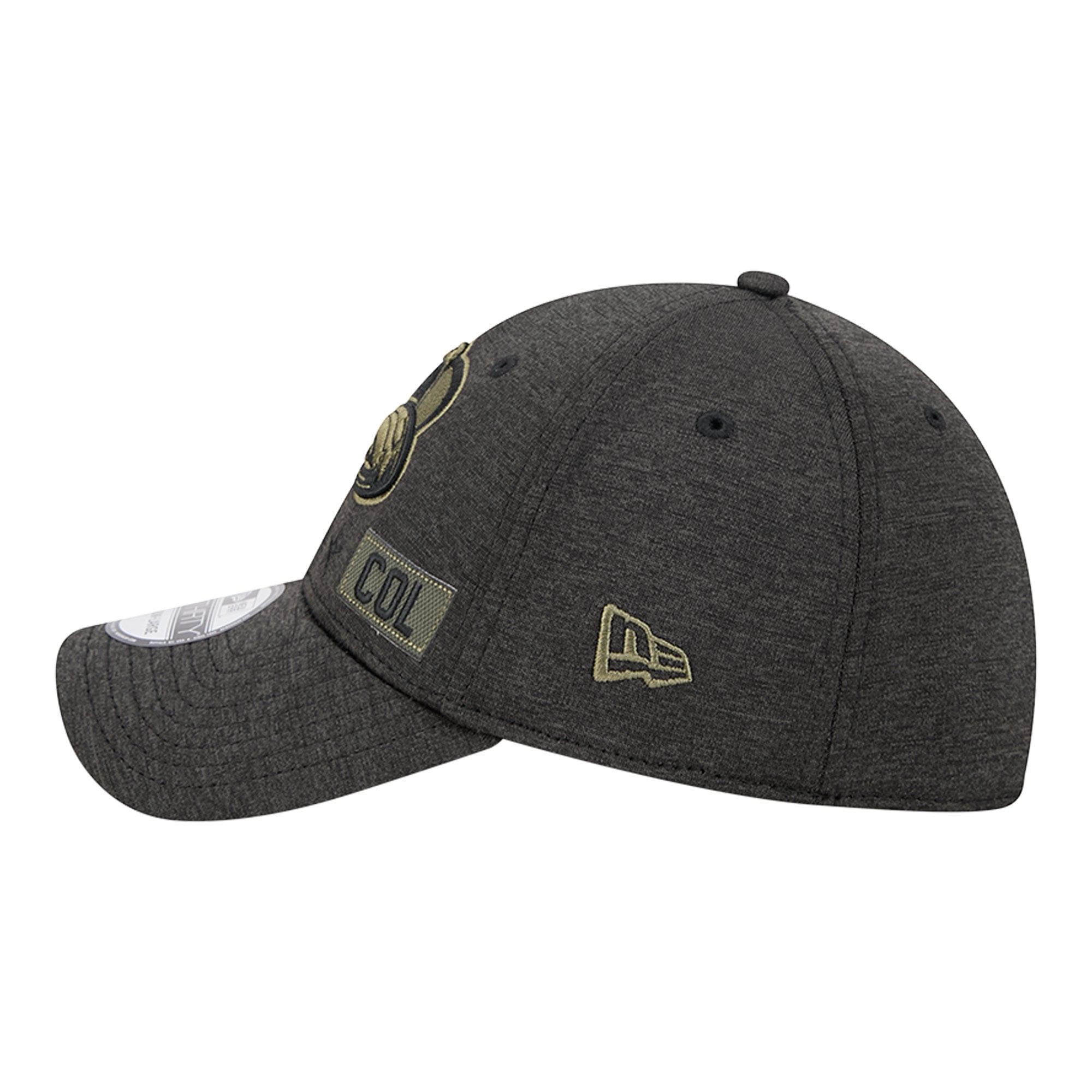 Casquette New Era noire pour homme Colorado Avalanche Stealth Mode Flex 39Thirty Stretch