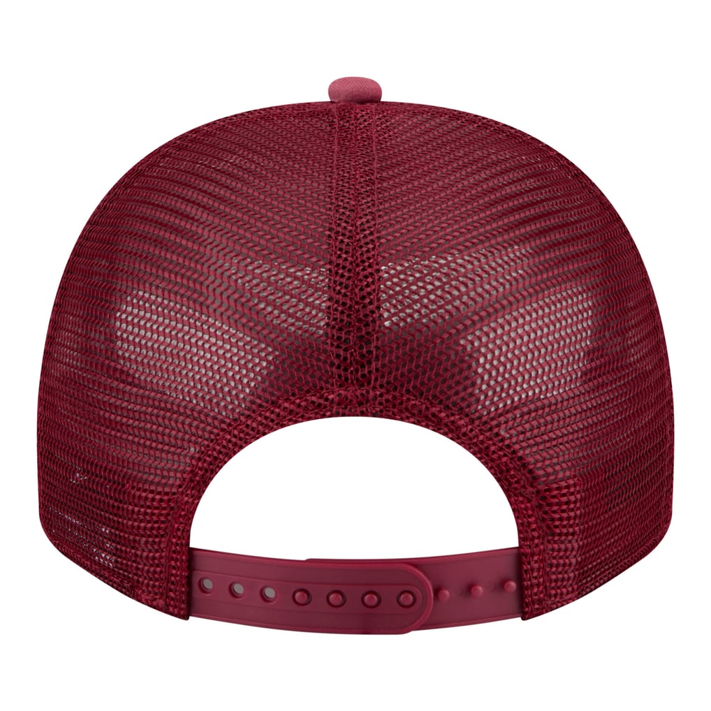 Men's Colorado Avalanche  New Era Burgundy Faded A-Frame 9FIFTY Trucker Snapback Hat