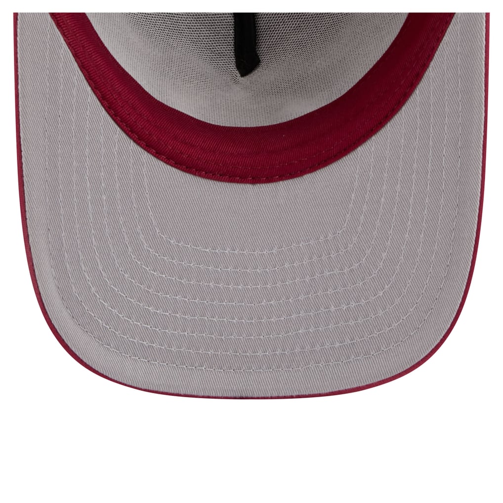 Men's Colorado Avalanche  New Era Burgundy Faded A-Frame 9FIFTY Trucker Snapback Hat