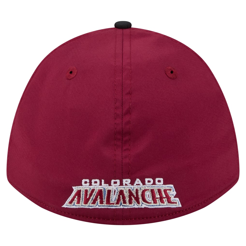 Men's Colorado Avalanche New Era Burgundy/Black 2-Tone Featherweight 39THIRTY A-Frame M-Crown Flex Hat