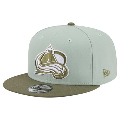 Men's Colorado Avalanche New Era Sage Green/Olive Color Pack 9FIFTY Snapback Hat