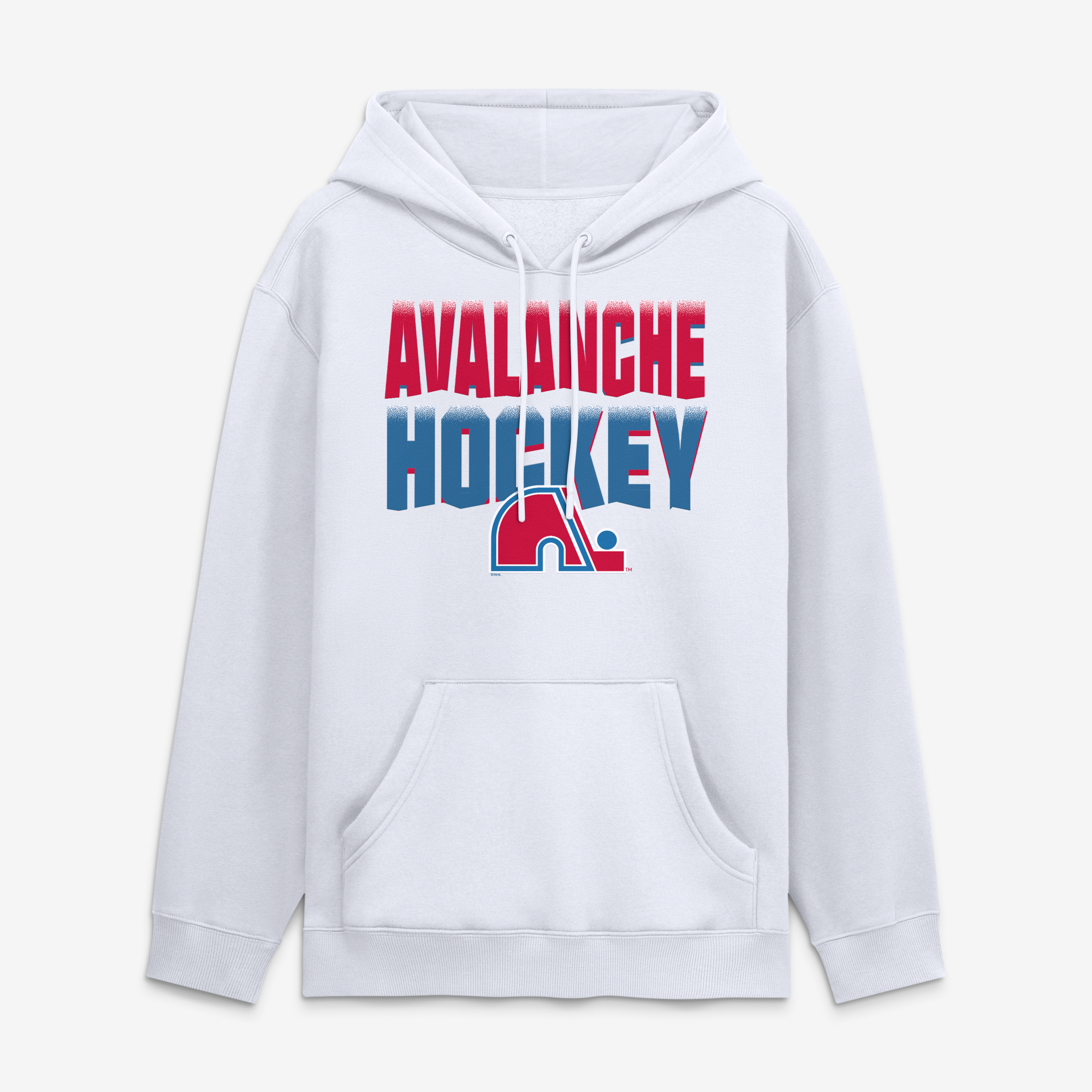 Sweat à capuche alternatif blanc pour homme Colorado Avalanche