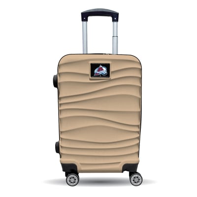 Colorado Avalanche MOJO Tan Color Blitz Carry-On Hardcase Spinner Luggage
