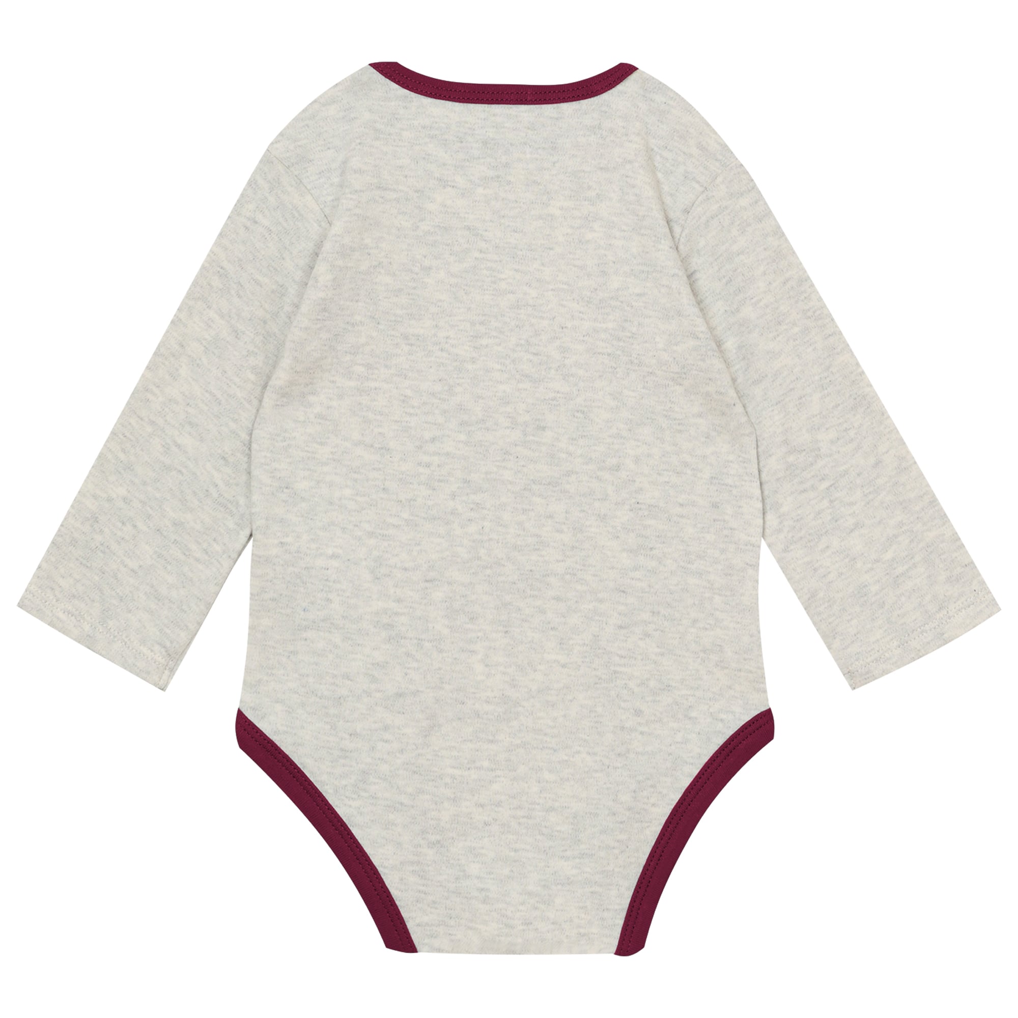 Ensemble trois pièces pour nouveau-né Outerstuff Heathered Bone Colorado Avalanche Huddles and Giggles