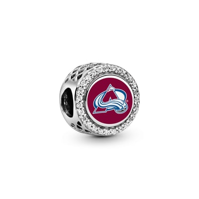 Colorado Avalanche Pandora Color Button Charm