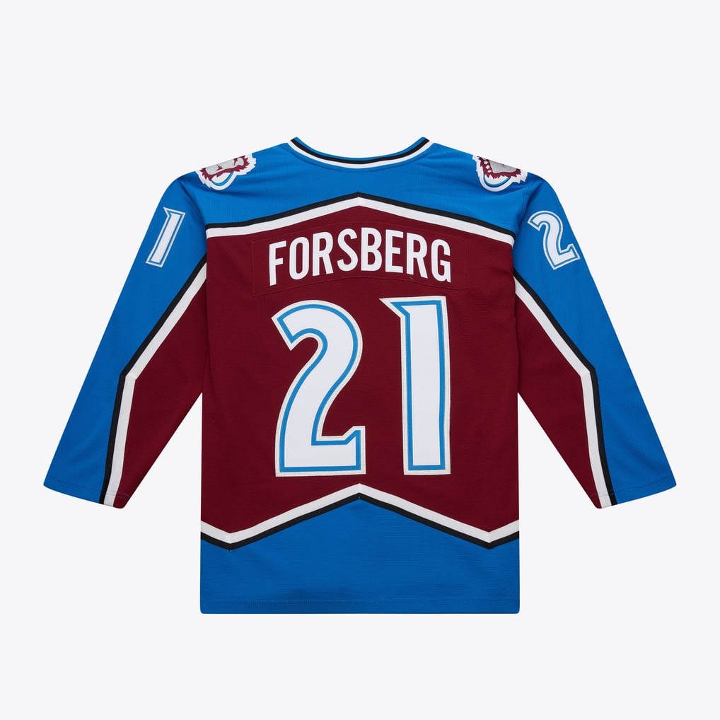 Peter Forsberg Colorado Avalanche 1995-96 Burgundy Power Play 
