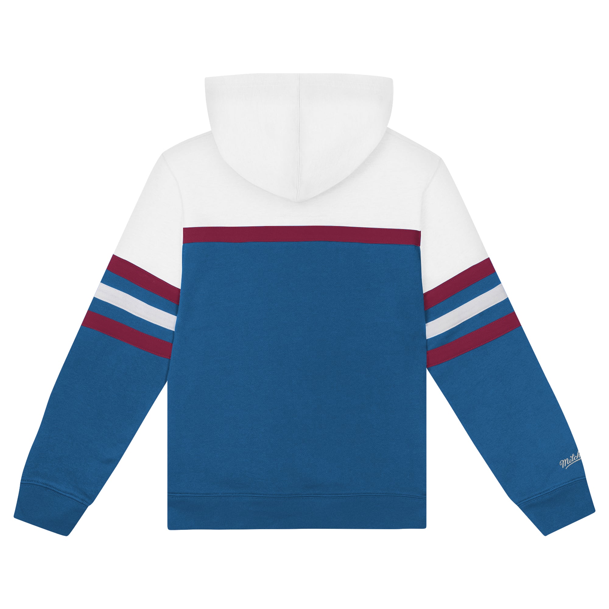 Sweat à capuche bleu Mitchell & Ness pour tout-petit, entraîneur-chef de l'Avalanche du Colorado