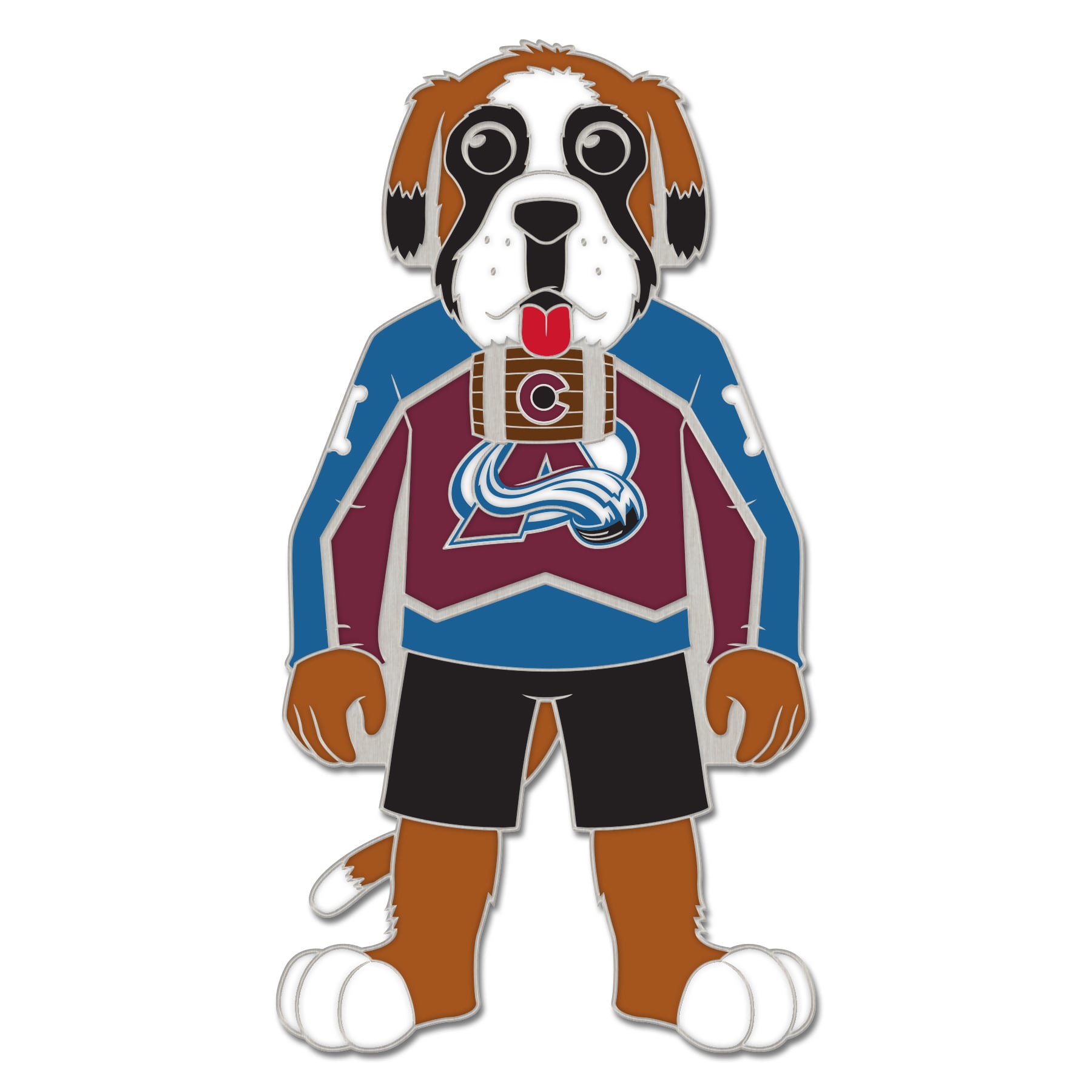 Pin de collection de mascotte WinCraft Colorado Avalanche