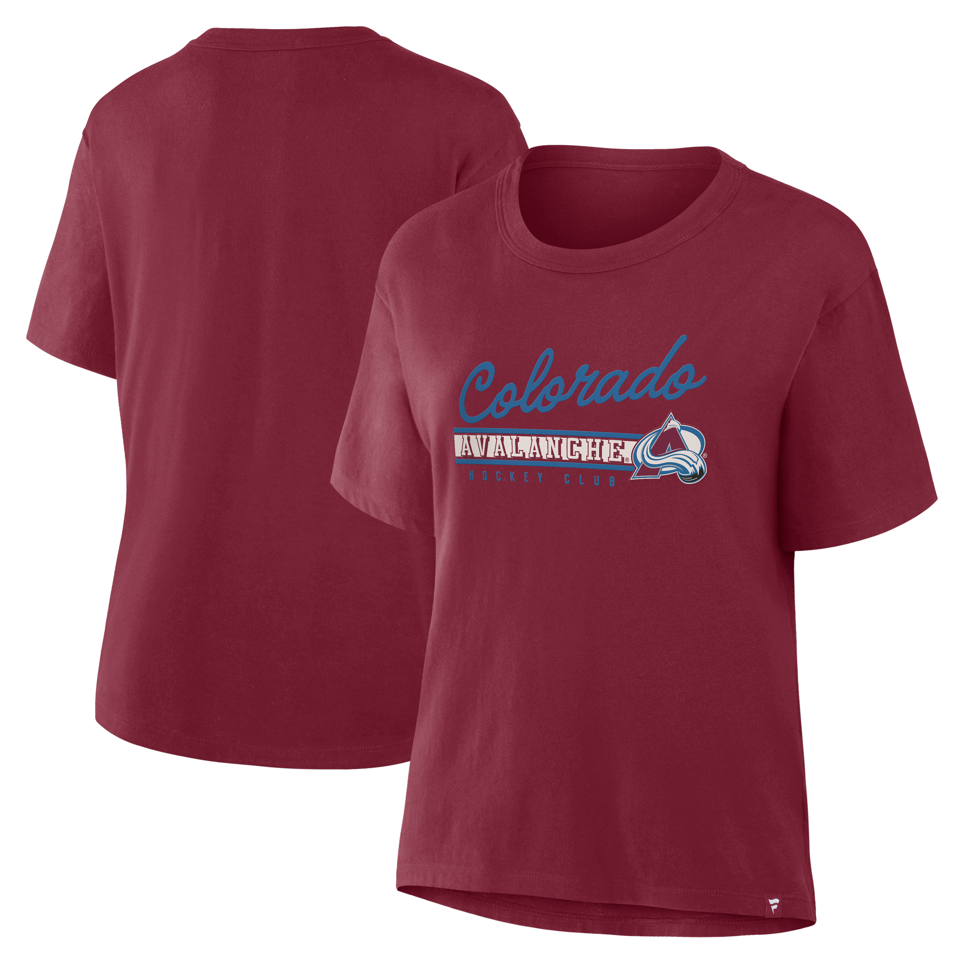 Women's Fanatics Burgundy Colorado Avalanche Hometown Premium Legacy T-Shirt