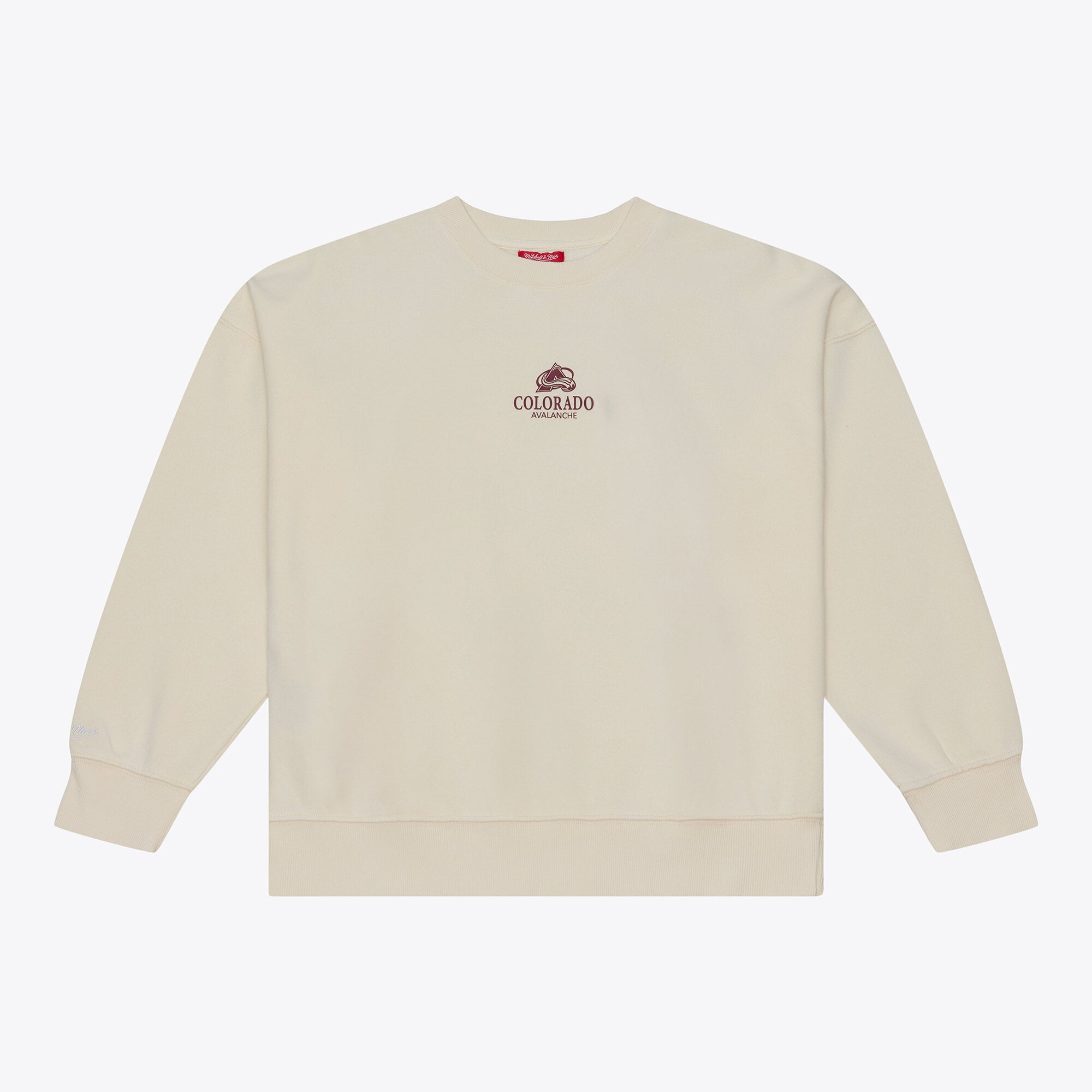 Sweat-shirt Mitchell & Ness Core Essentials crème pour femme
