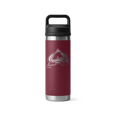 Colorado Avalanche  YETI 18oz. Rambler Chug Water Bottle