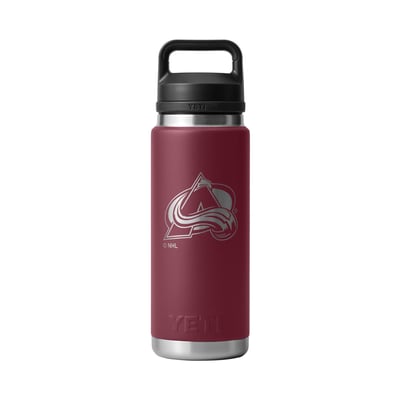 Colorado Avalanche  YETI 26oz. Rambler Chug Water Bottle