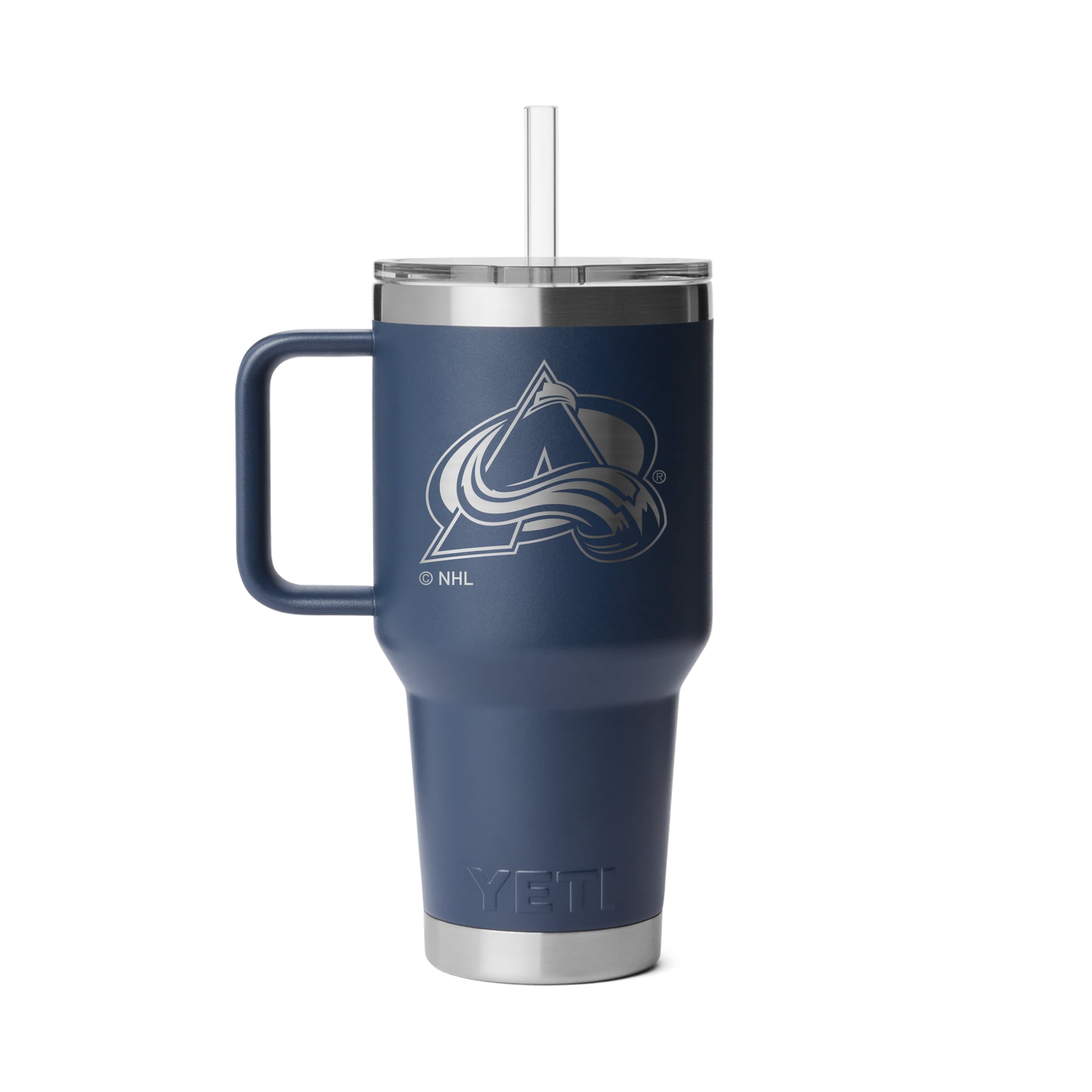 Mug à paille YETI Colorado Avalanche Rambler 2.0 de 1 litre (35 oz).