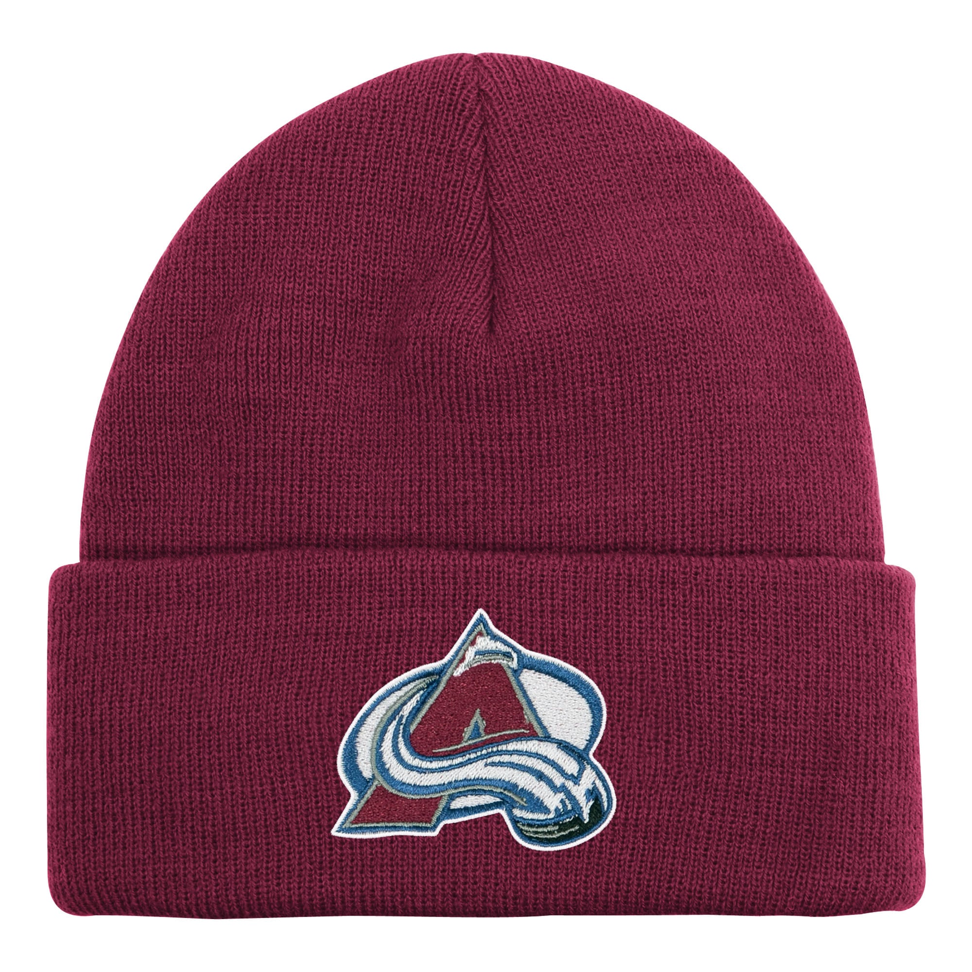 Bonnet en tricot à revers essentiel Colorado Avalanche 2.0 Bordeaux pour jeunes Outerstuff