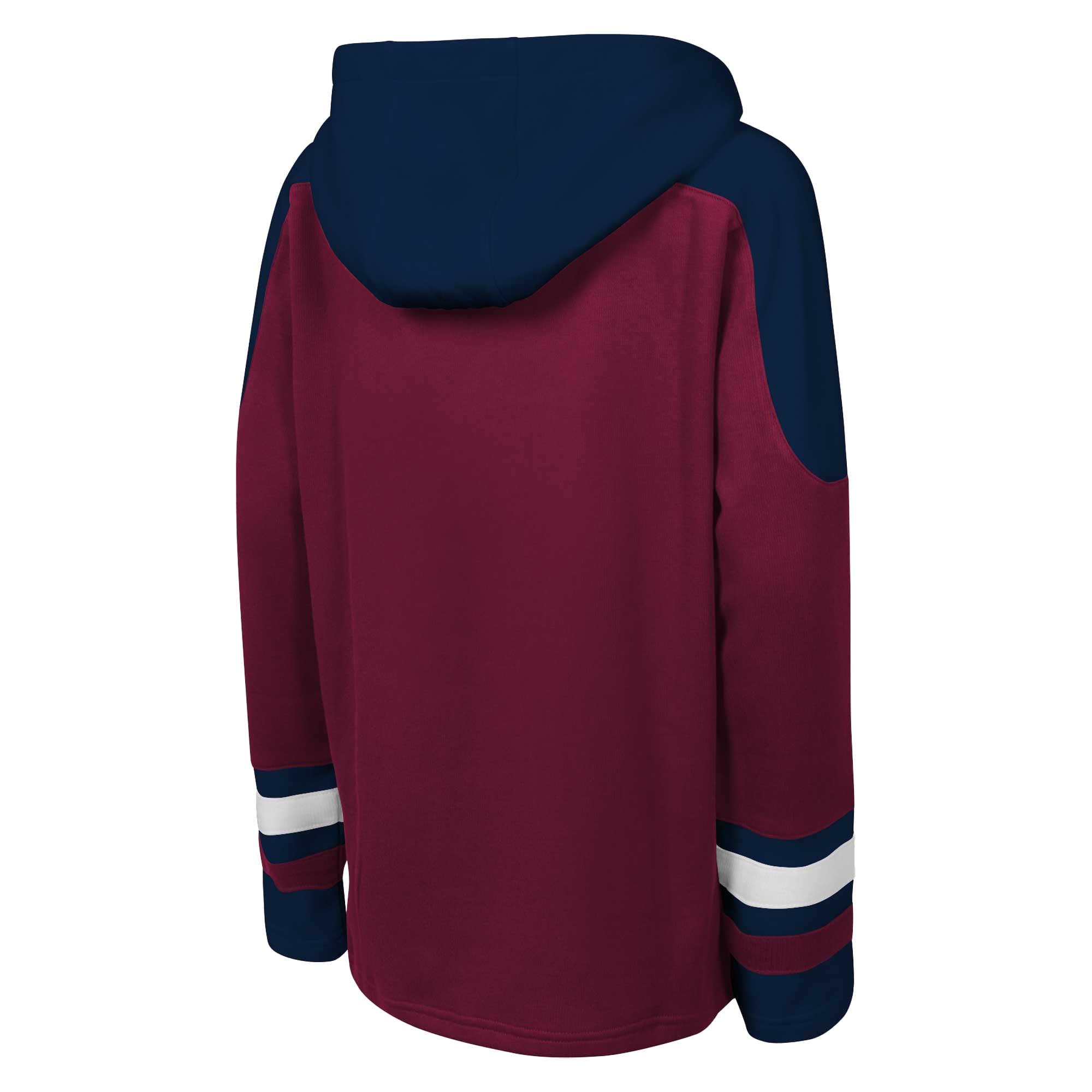 Sweat à capuche raglan col en V Youth Outerstuff Burgundy Colorado Avalanche Ageless Must Have Home