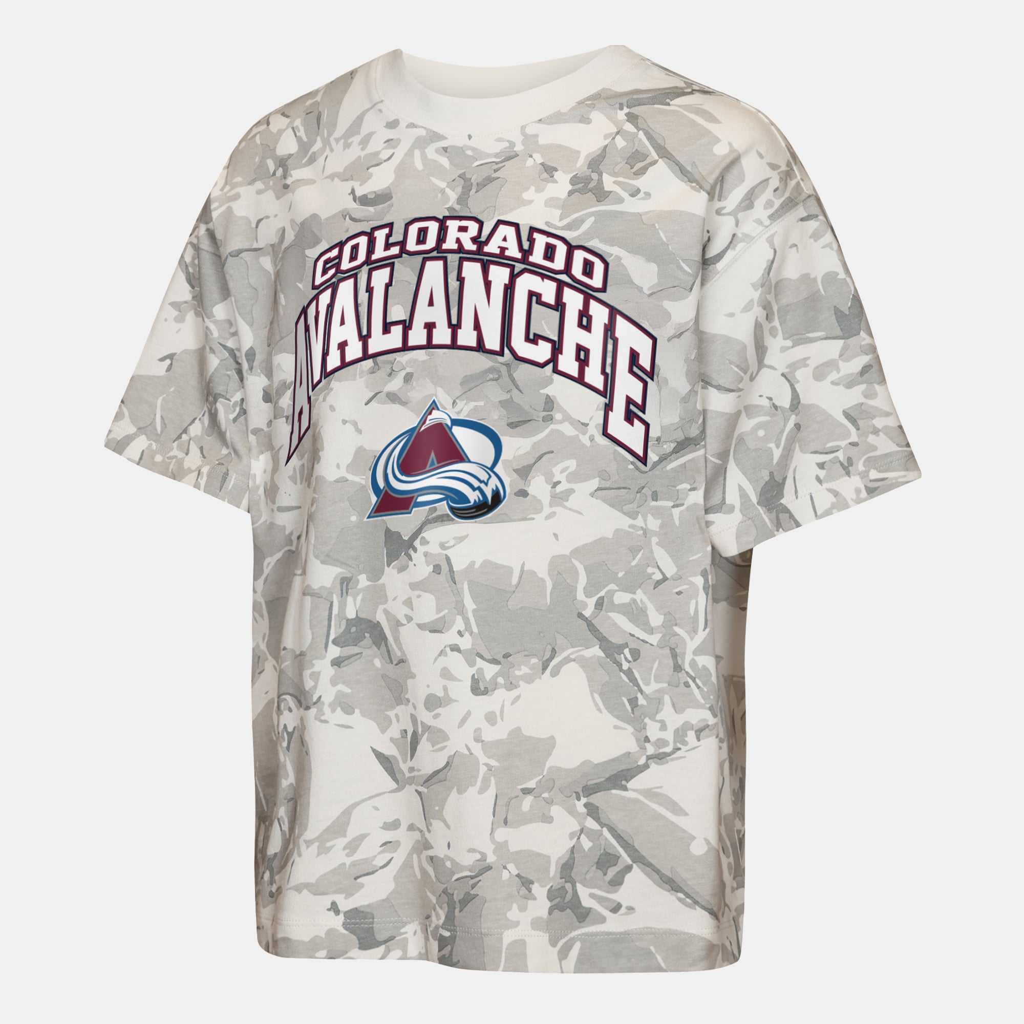 T-shirt de hockey Outerstuff camouflage Colorado Avalanche pour jeunes