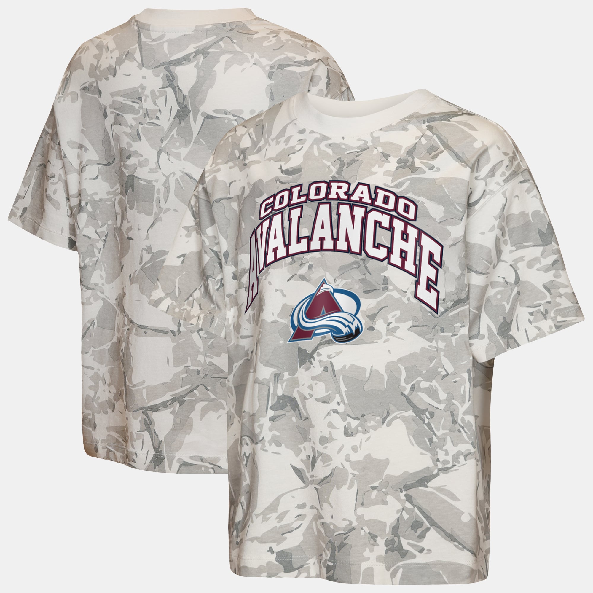 T-shirt de hockey Outerstuff camouflage Colorado Avalanche pour jeunes