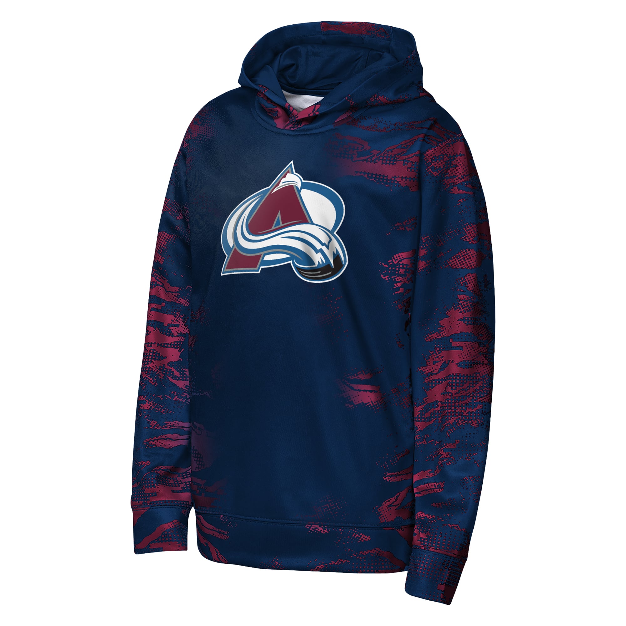 Sweat à capuche Youth Outerstuff Navy Colorado Avalanche Team Dynamics