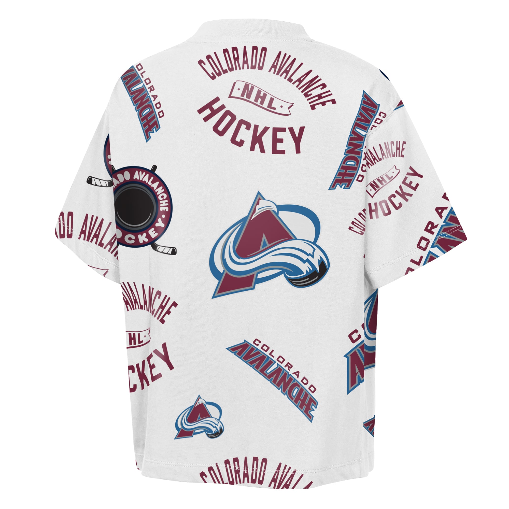 T-shirt blanc Outerstuff Youth Colorado Avalanche Unstoppable Elevable