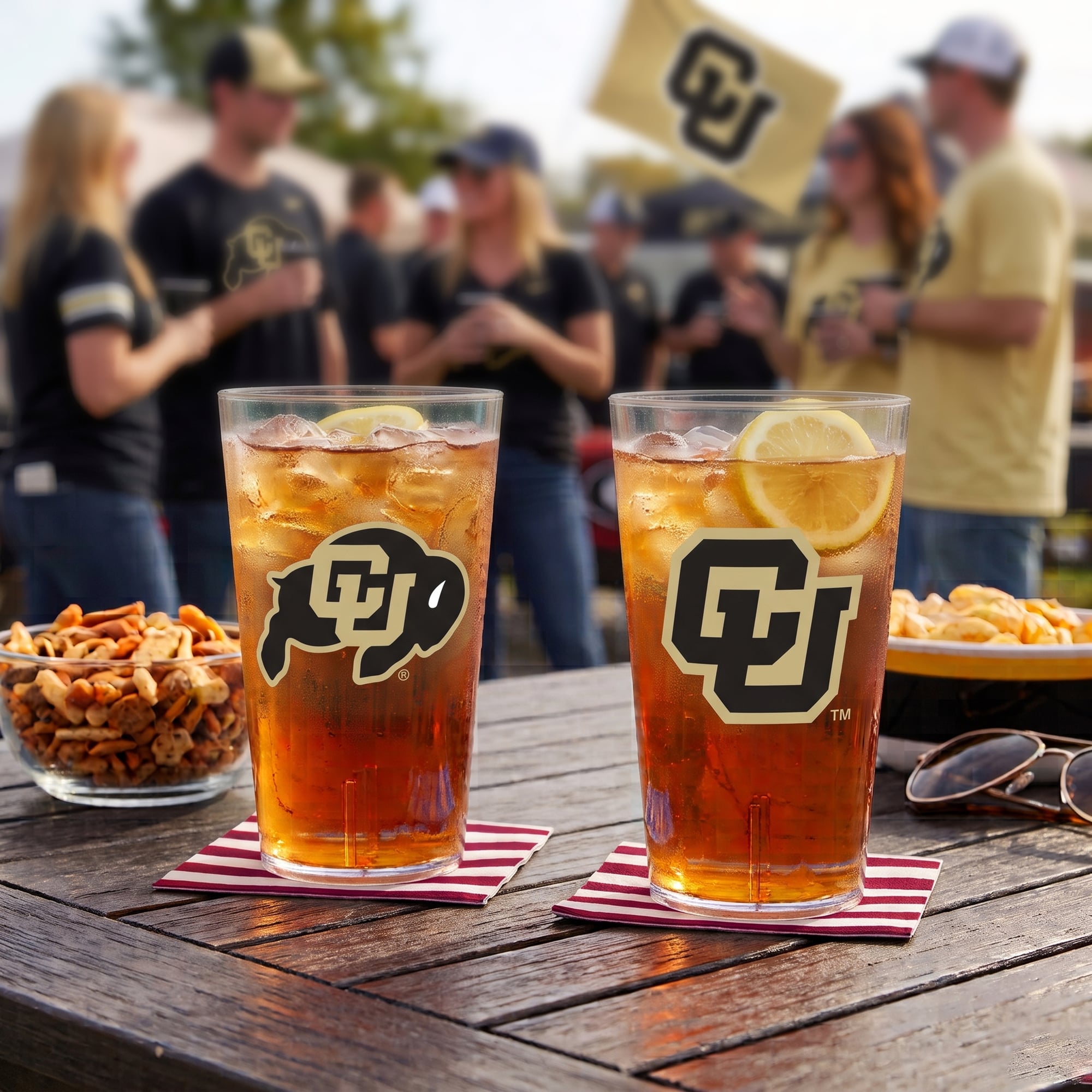 Ensemble de deux gobelets isothermes Colorado Buffaloes de 710 ml (24 oz) en Tritan