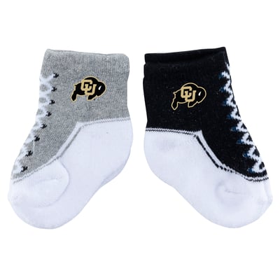 Colorado Buffaloes ZooZatz Infant Shoe Two-Pack Socks