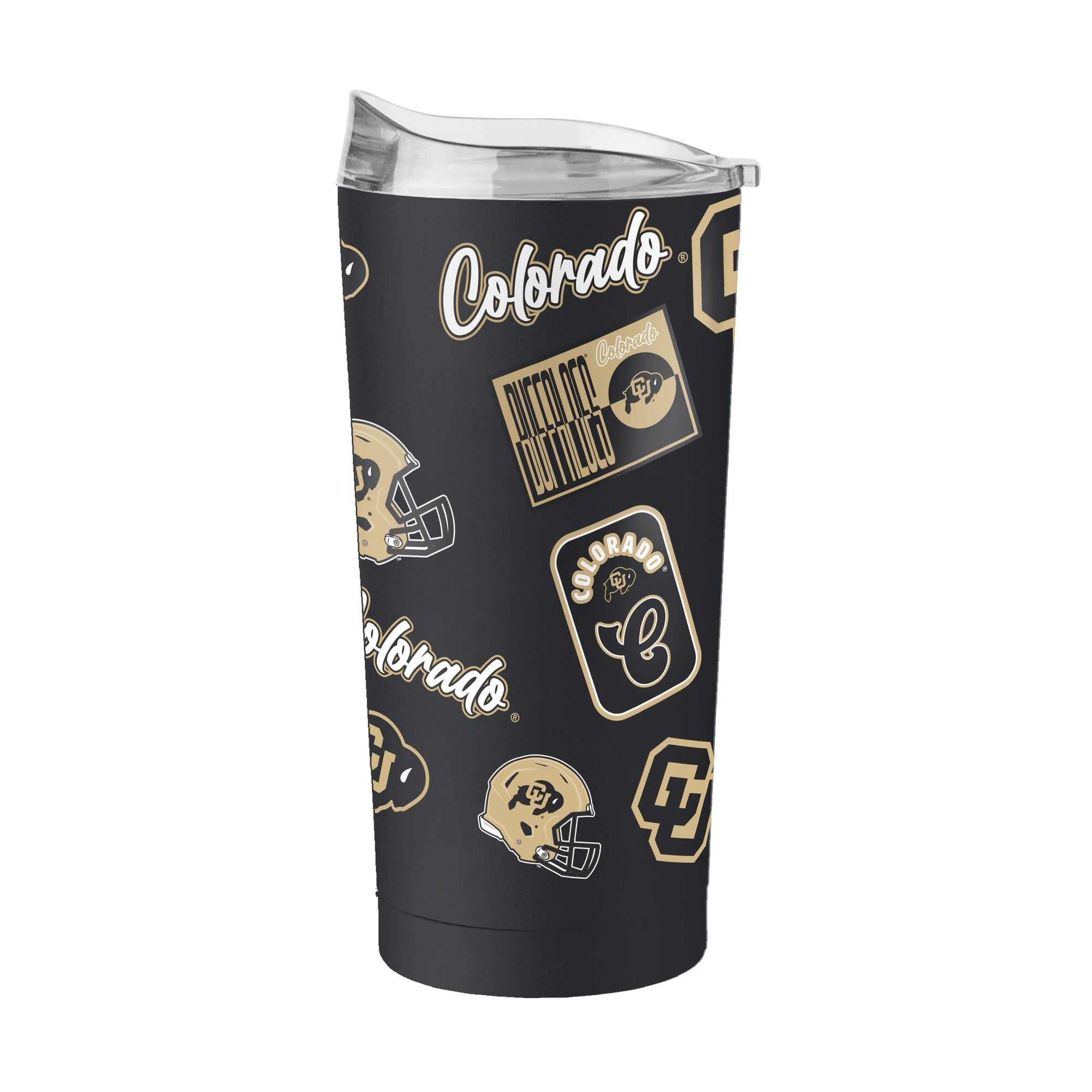 Gobelet isotherme Logo Brands Colorado Buffaloes 20 oz Dreamweave à revêtement en poudre