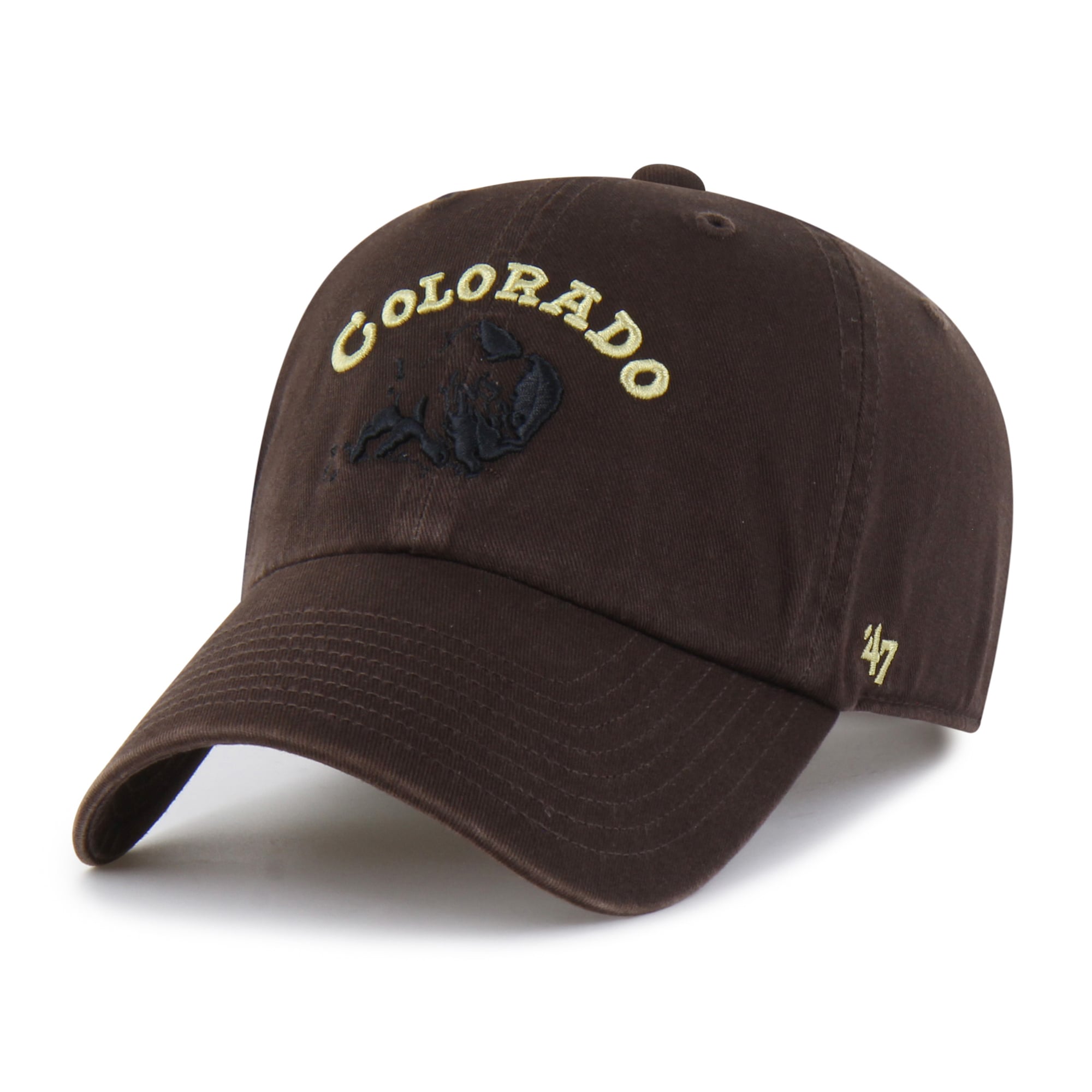 Men's '47  Brown Colorado Buffaloes Vault Clean Up Adjustable Hat