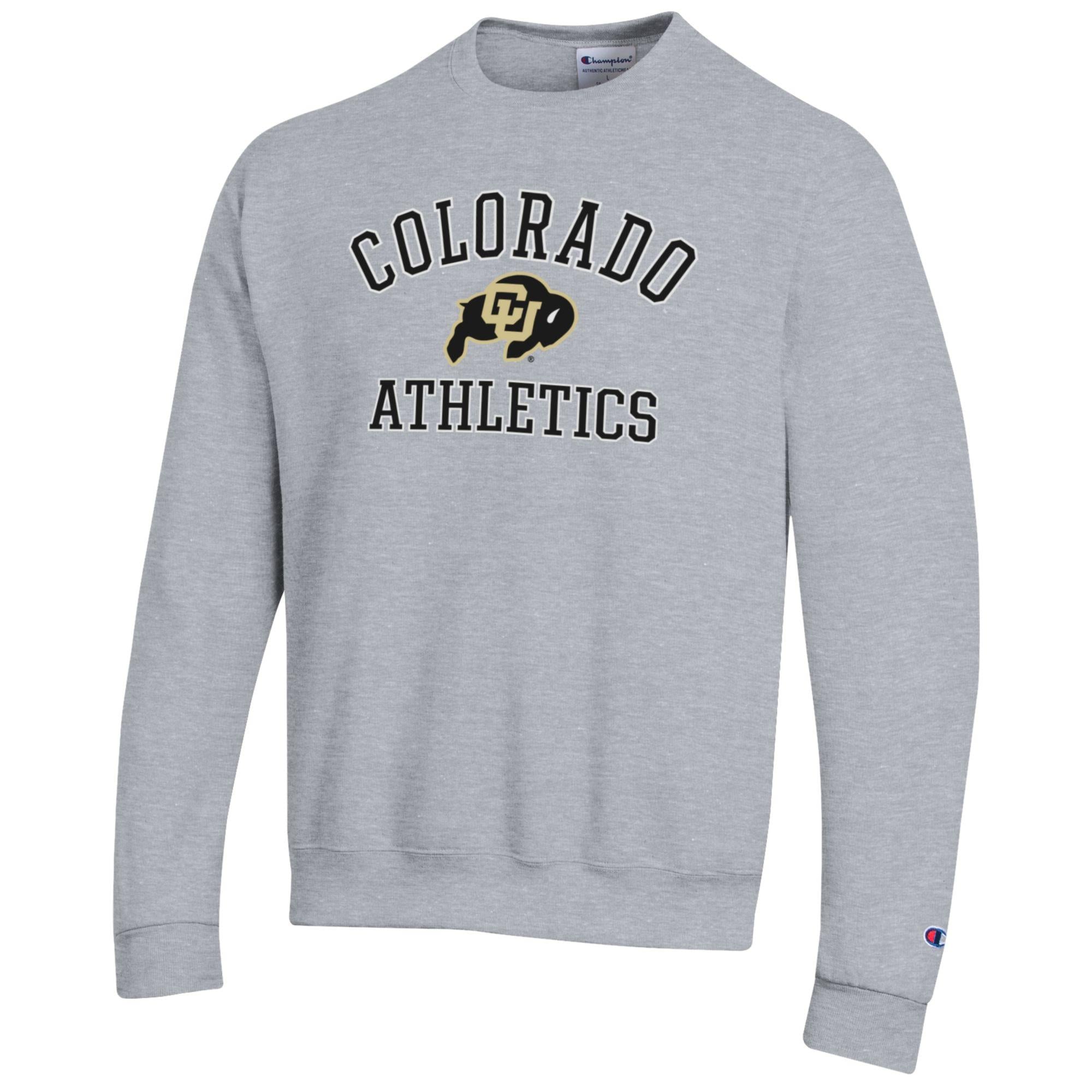 Sweat-shirt à enfiler gris Champion Colorado Buffaloes Athletics pour homme