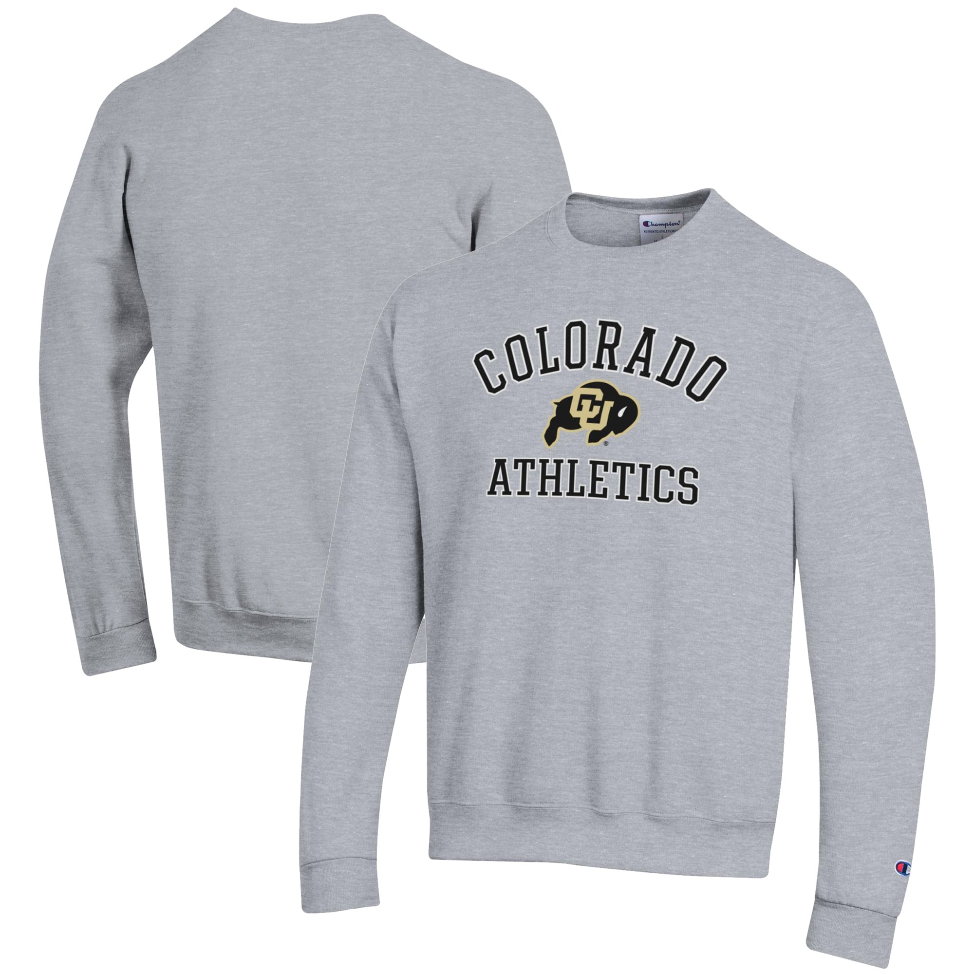 Sweat-shirt à enfiler gris Champion Colorado Buffaloes Athletics pour homme