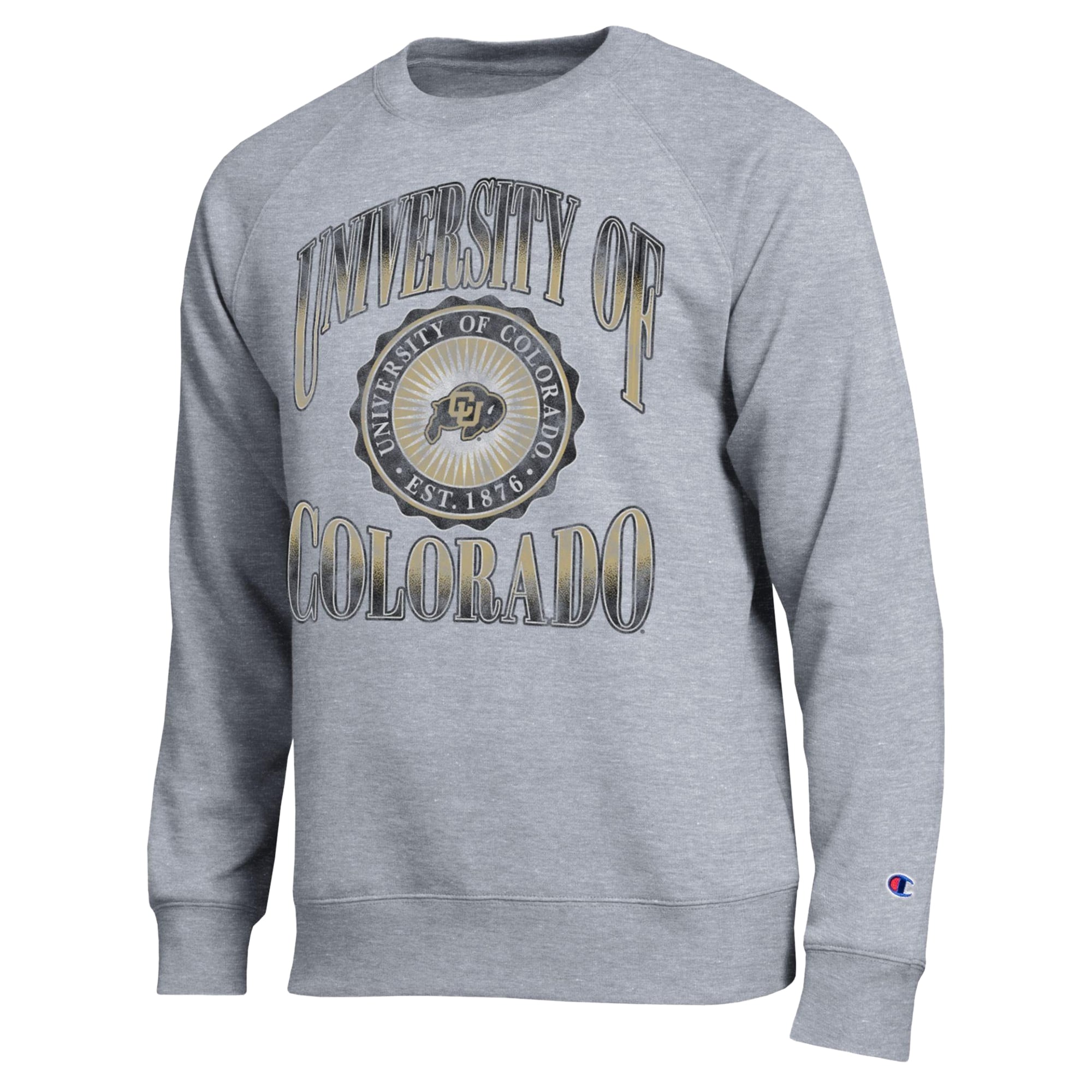 Sweat-shirt Champion pour homme, gris chiné, Colorado Buffaloes All-Star