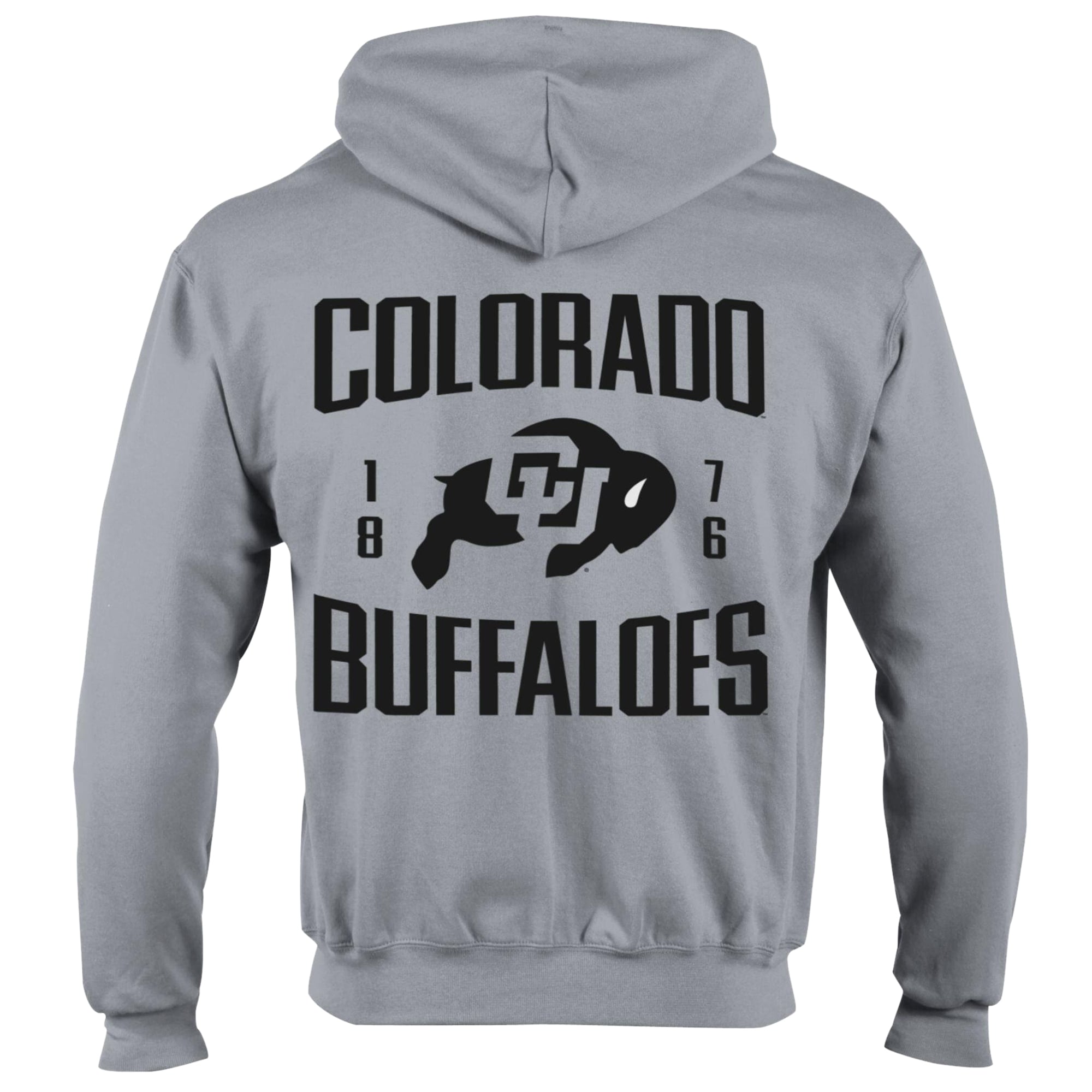 Sweat à capuche zippé en polaire Champion gris chiné Colorado Buffaloes Varsity Powerblend pour homme