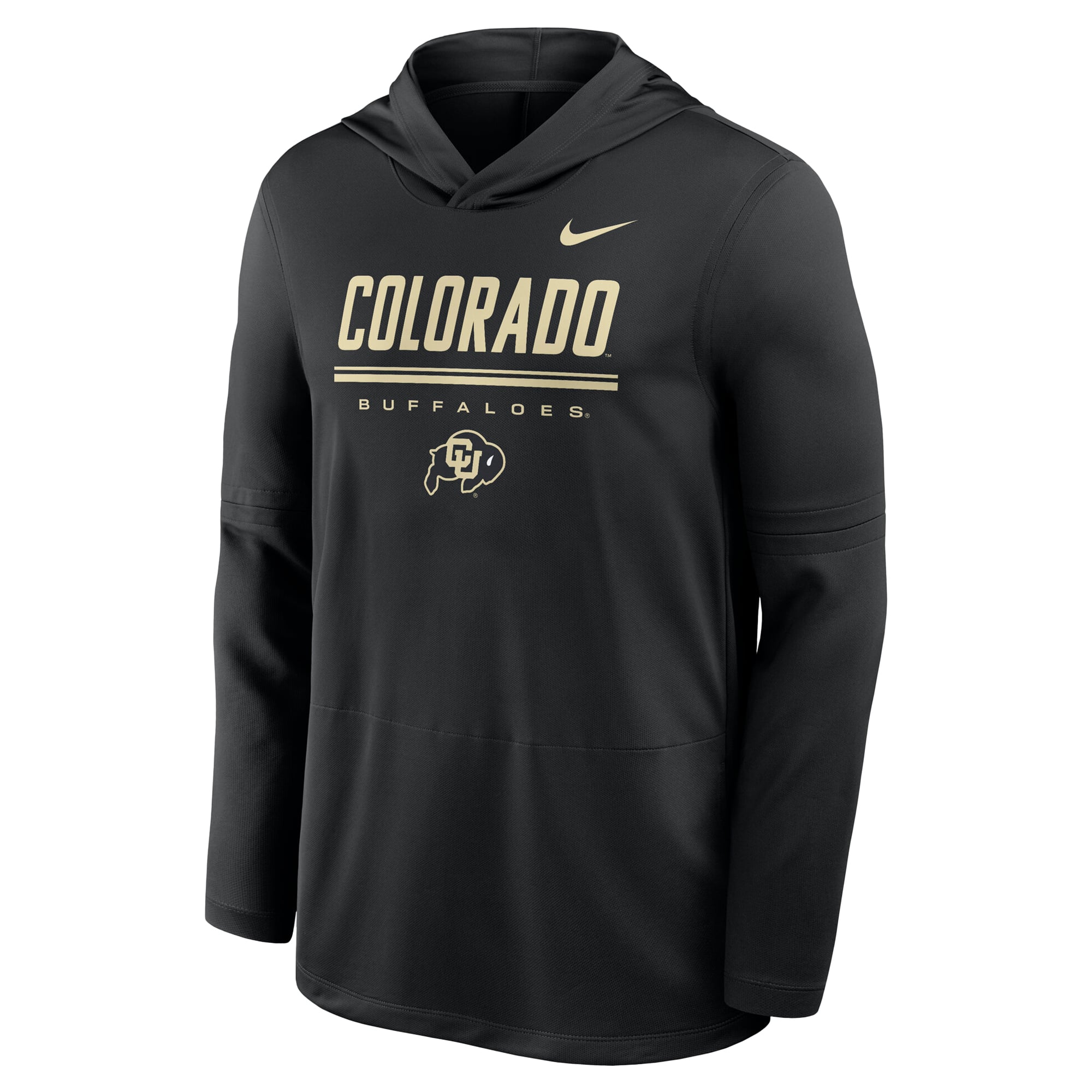 Haut à capuche léger Nike Colorado Buffaloes 2026 Sideline Dri-FIT gris pour homme