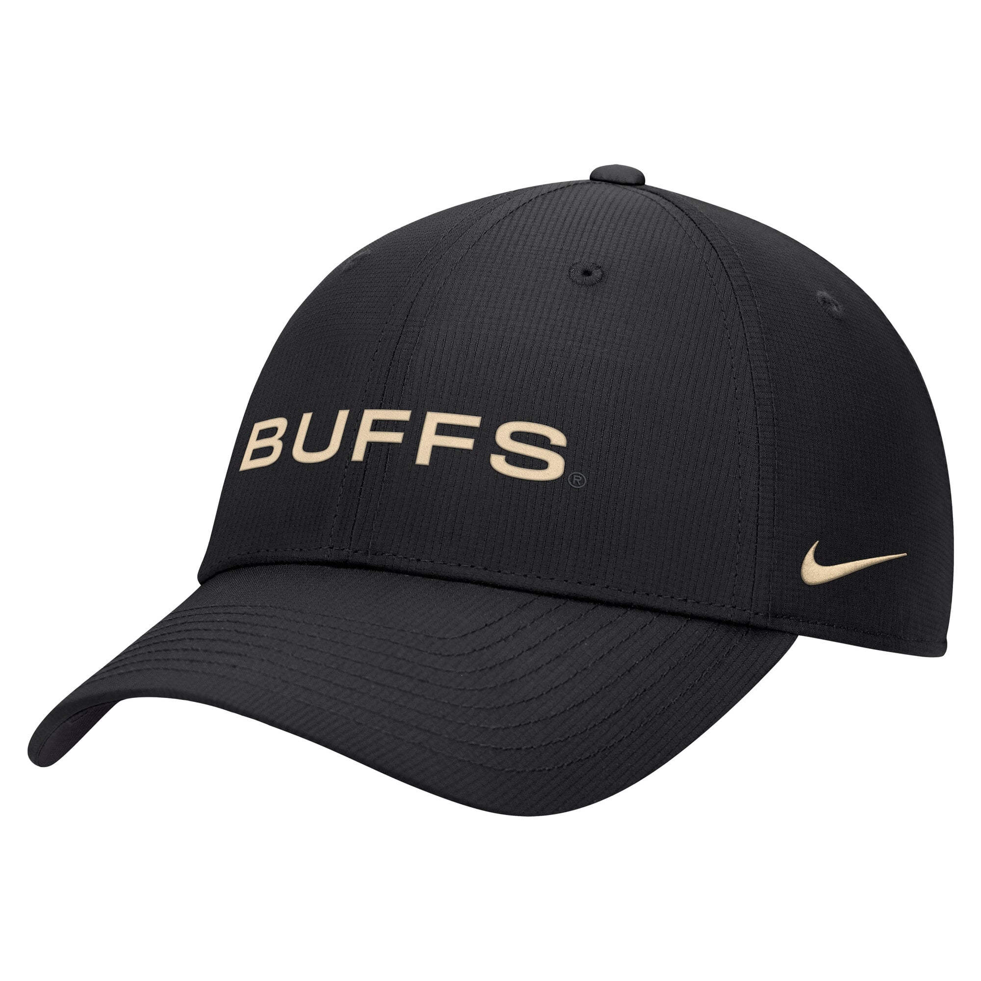 Men's Nike Black Colorado Buffaloes 2026 Sideline Ripstop Dri-FIT Adjustable Hat