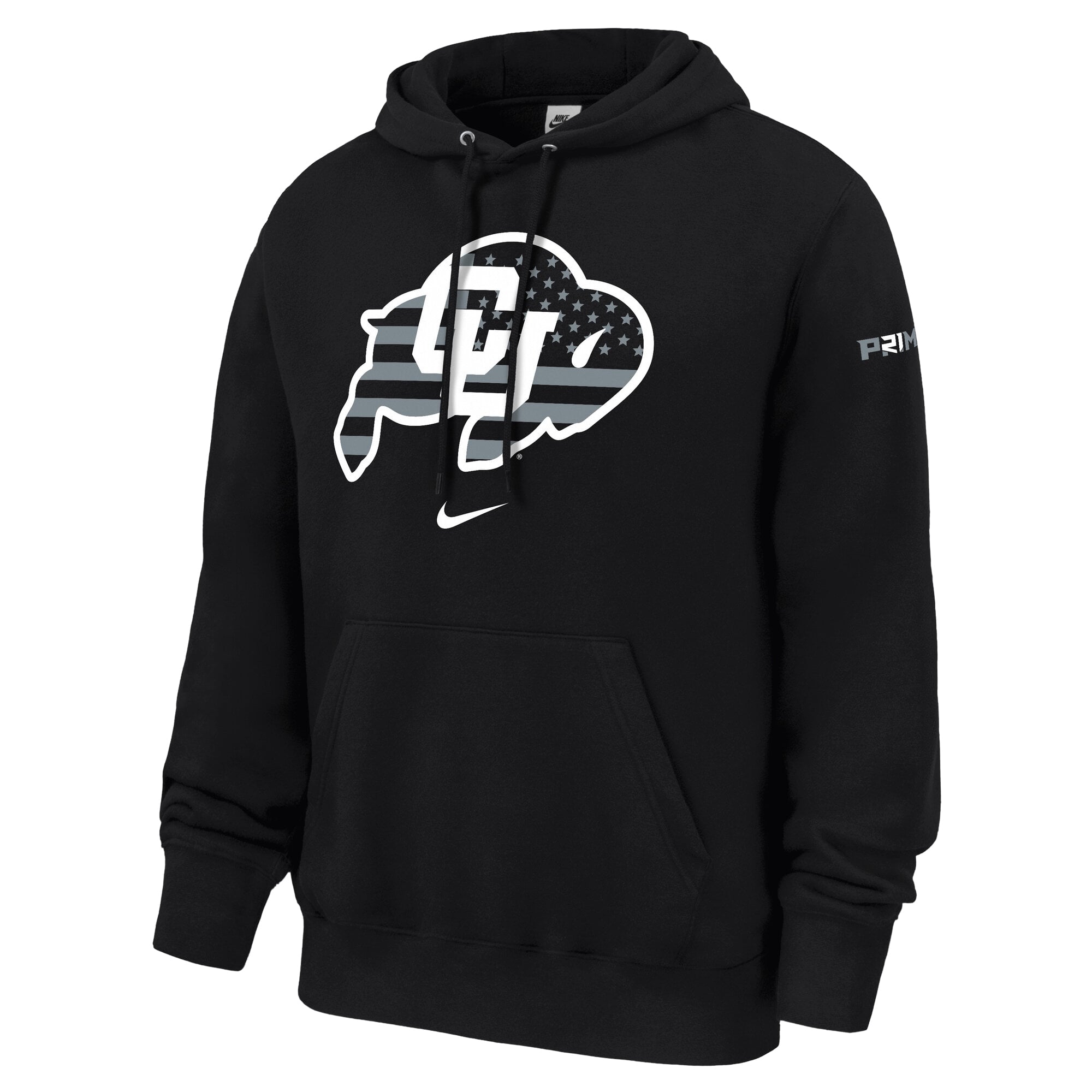 Sweat à capuche en polaire Nike Black Colorado Buffaloes Coach Prime Americana Club pour homme