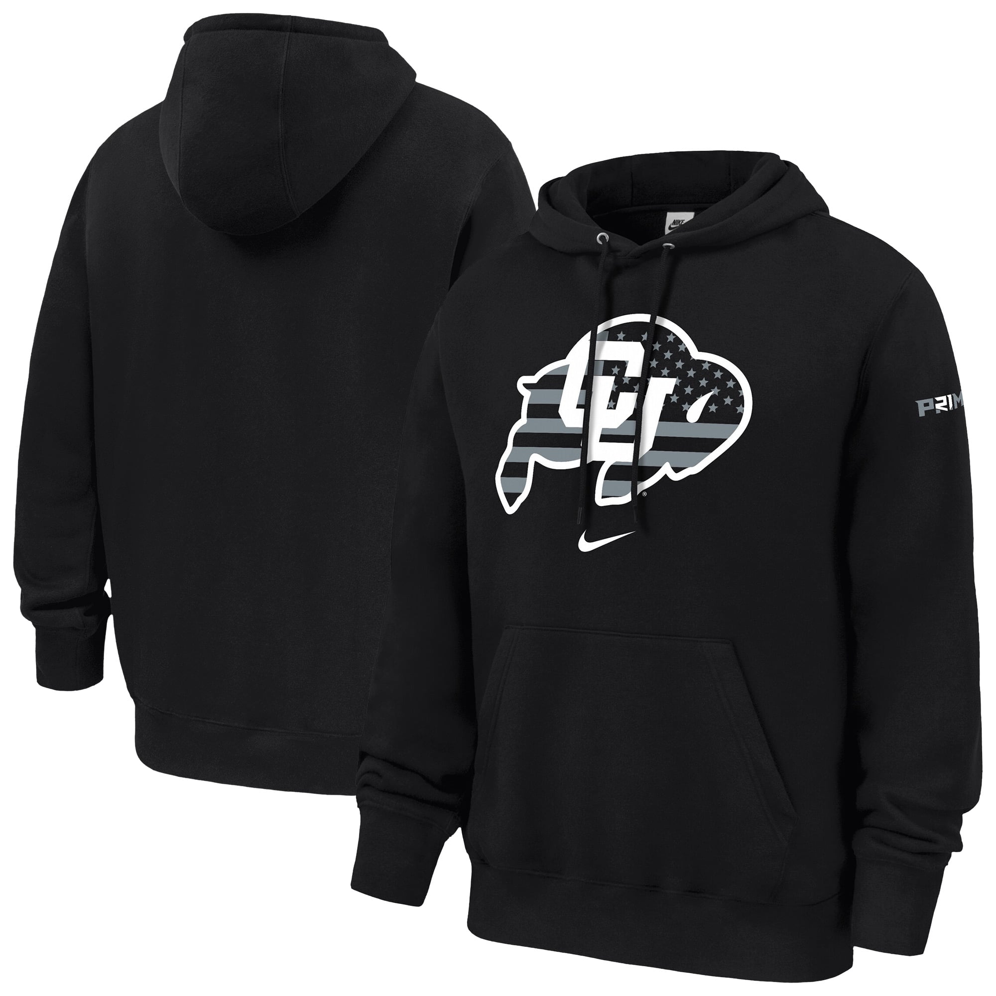 Sweat à capuche en polaire Nike Black Colorado Buffaloes Coach Prime Americana Club pour homme