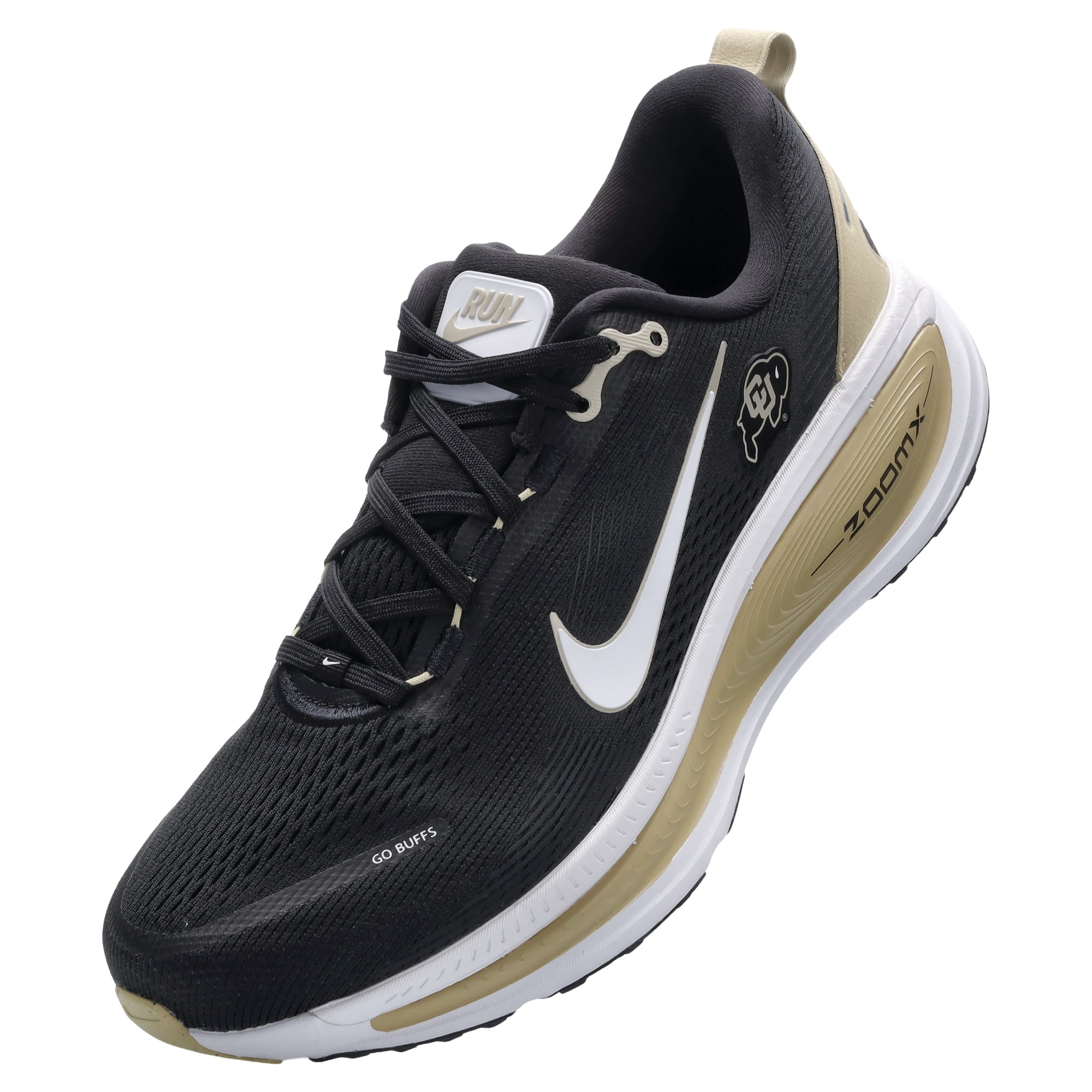 Chaussures de course Nike Colorado Buffaloes Vomero 18 noires pour hommes