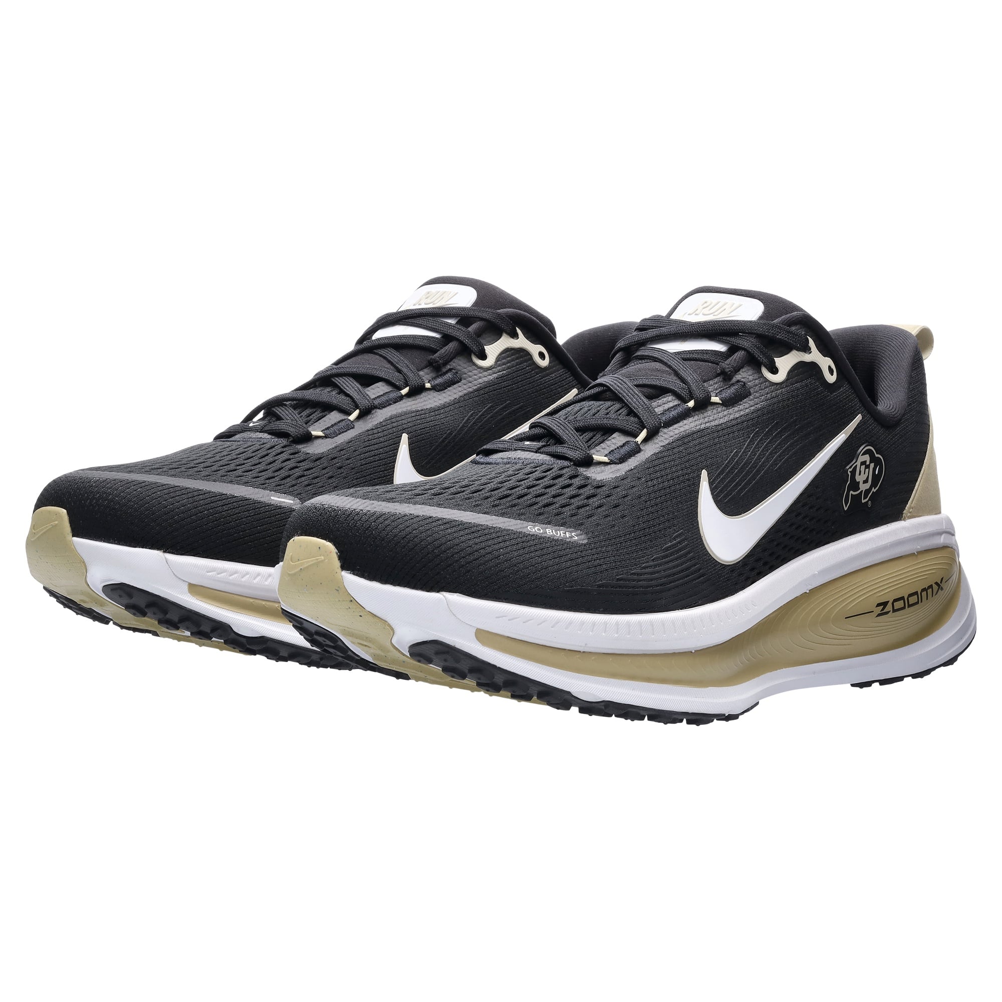 Men's Nike Black Colorado Buffaloes Vomero 18 Running Shoes