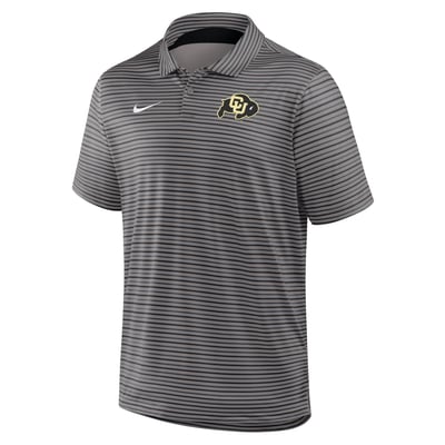 Colorado Buffaloes Nike Dri-FIT Tour Stripe Polo - Gray