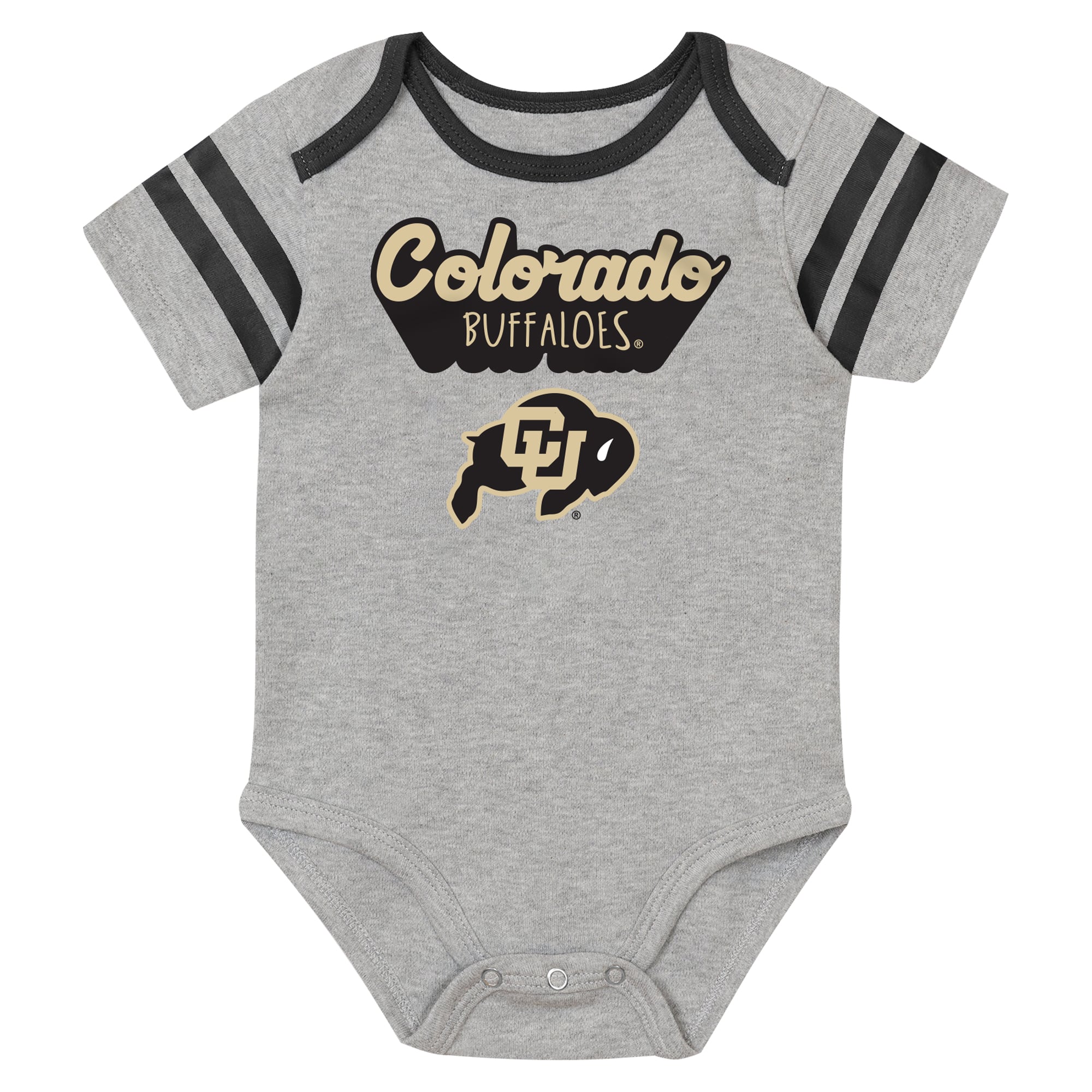 Ensemble body trois pièces Outerstuff noir pour nouveau-né, motif joueur vedette des Colorado Buffaloes
