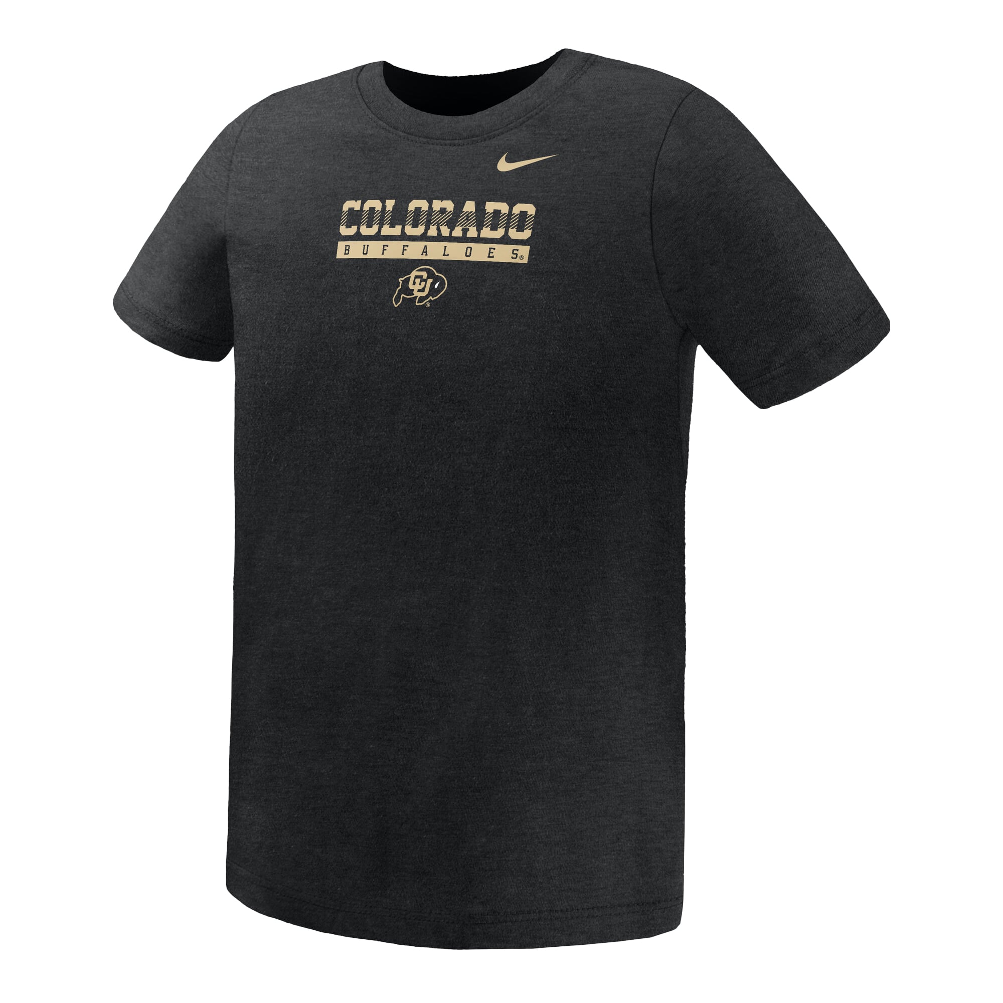 T-shirt Nike noir Colorado Buffaloes Legend Dri-FIT pour enfants d'âge préscolaire